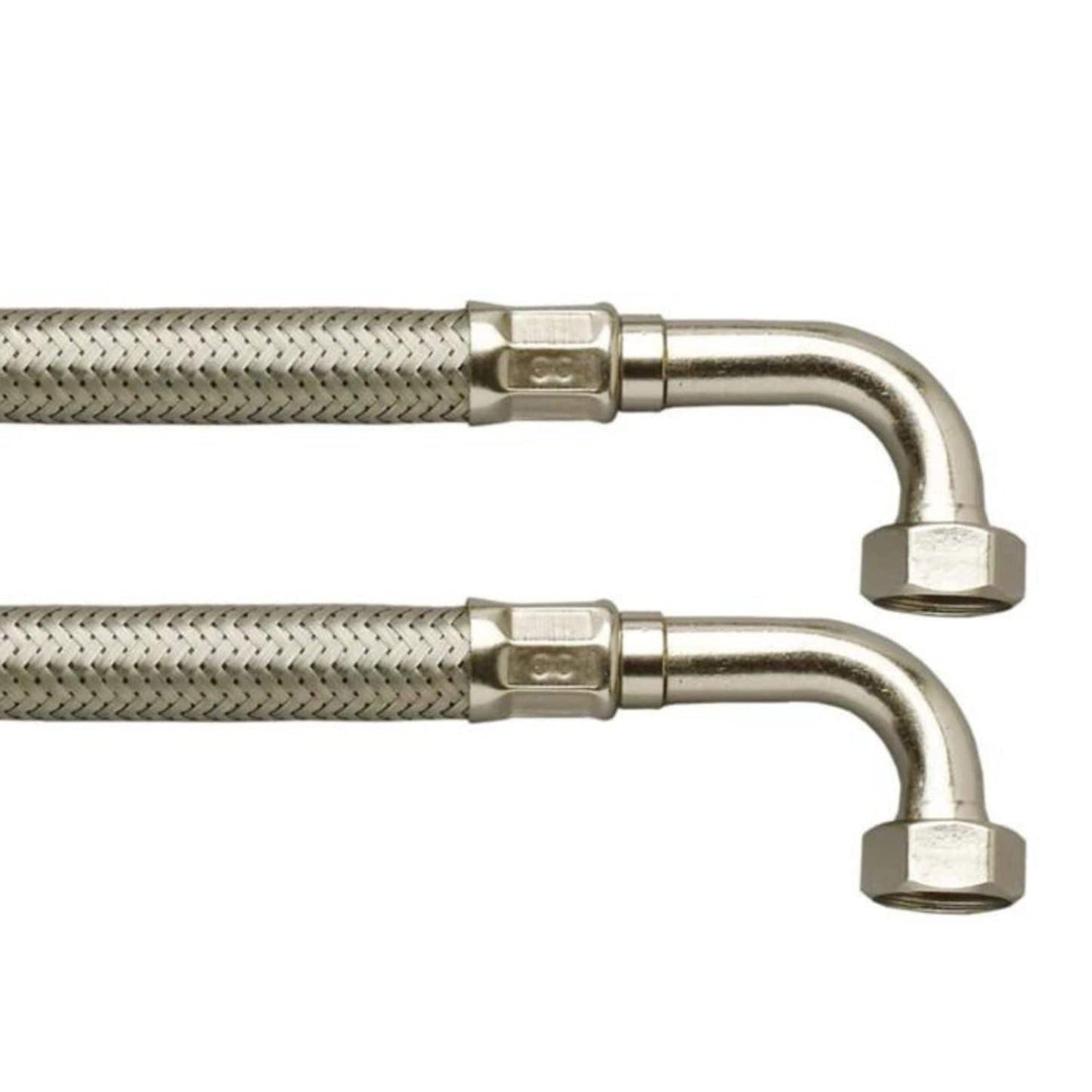 1904 Trykkslange TP-SPX/Silikon Vinkel-Vinkel / 80cm / 1/2"x1/2" 1904 Dusjtilbehør GRO-9301721