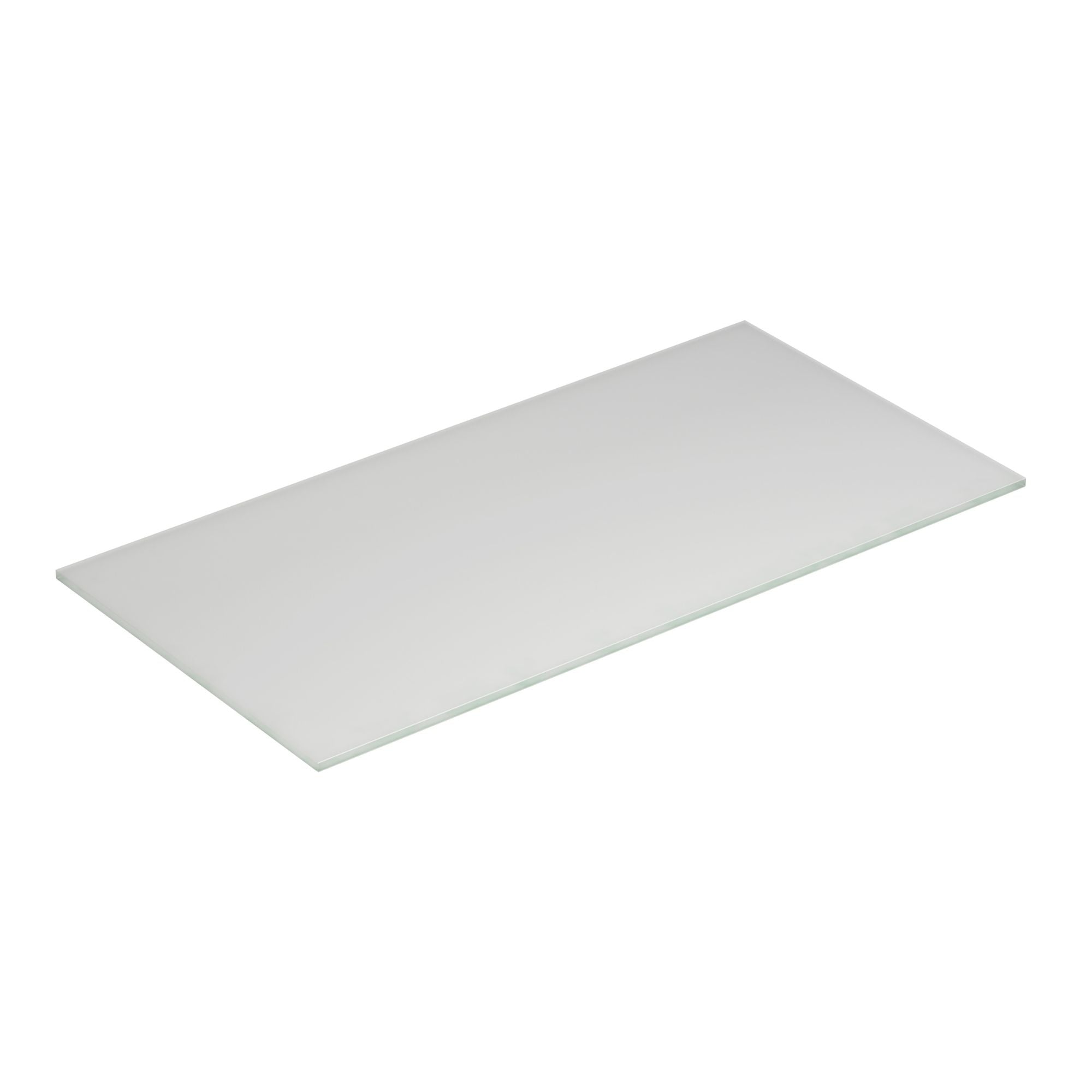 Dansani Calidris Form Topplate B40-232xH1xD50cm Hvit matt / 100cm Dansani Benkeplate bad DA-630810003