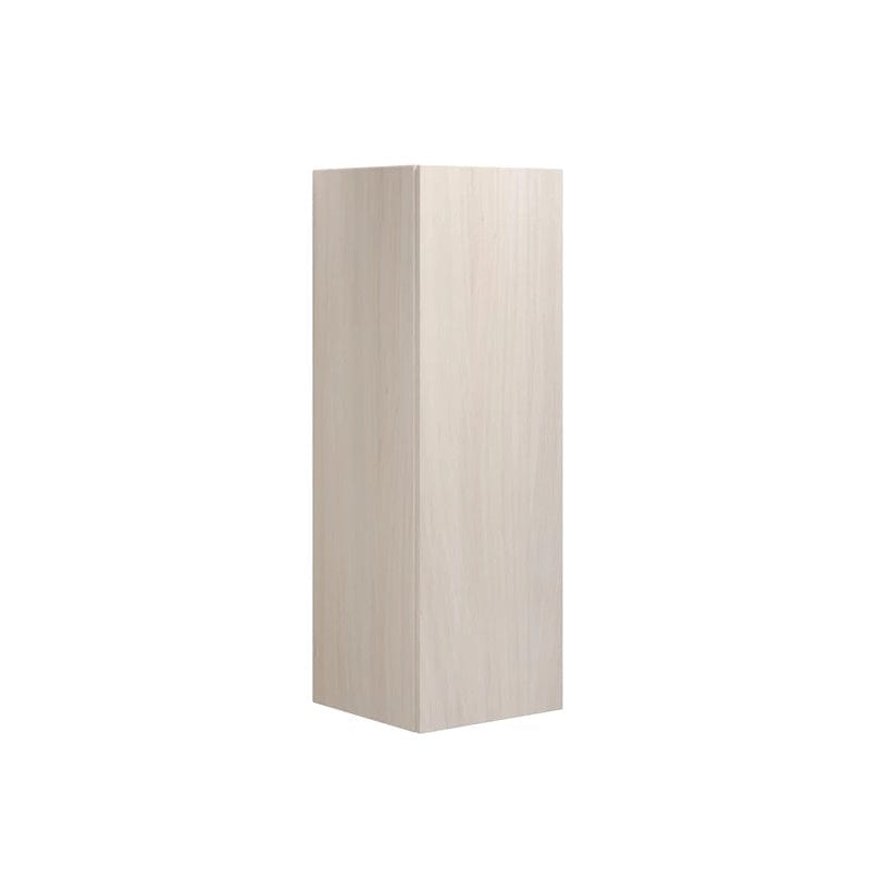Dansani Calidris Glatt Høyskap 1 dør D40cm Hvit eik / Høyre hengslet / 120cm Dansani Høyskap bad DA-C64-1175