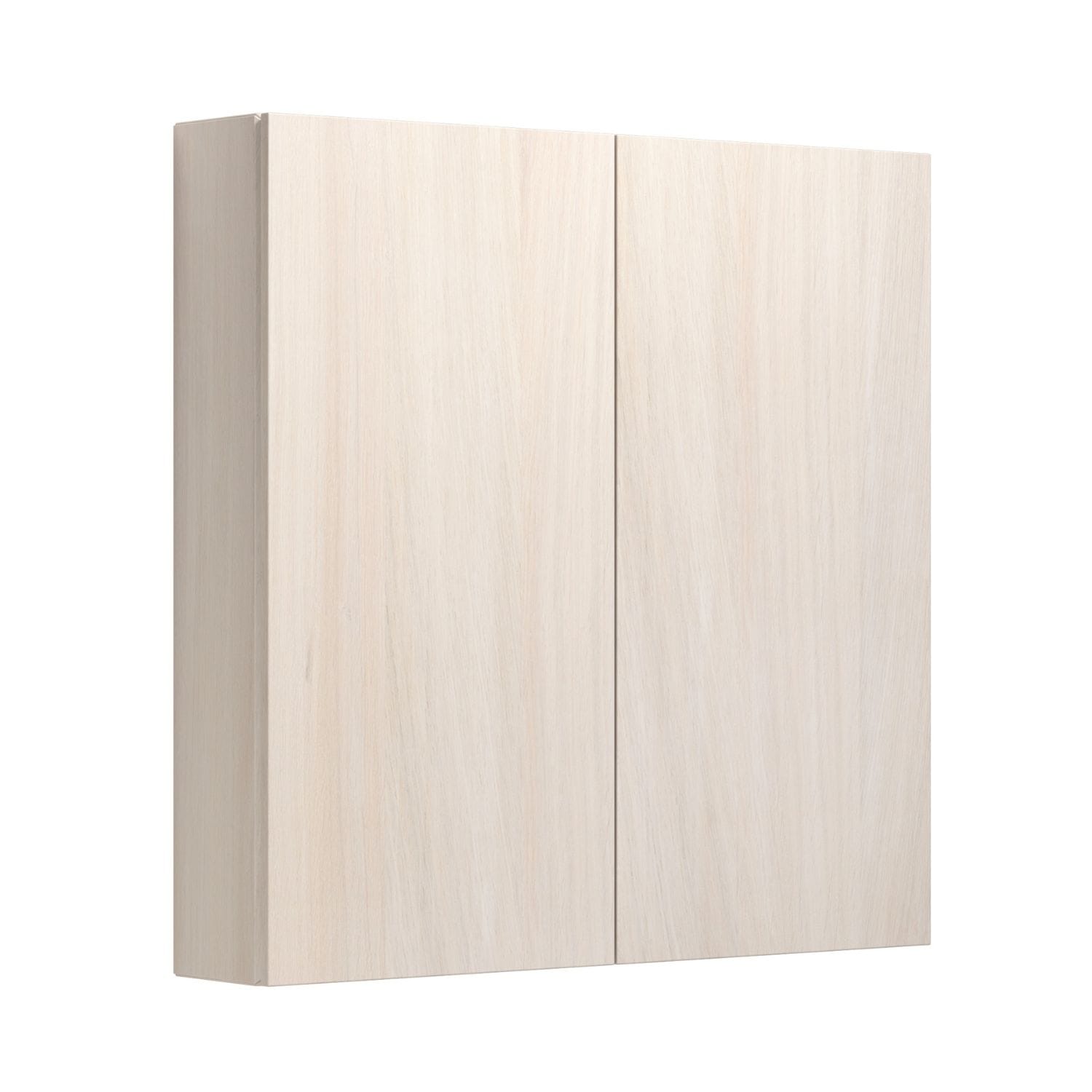 Dansani Calidris Glatt Overskap 2 dører Hvit eik / 80cm Dansani Sideskap bad DA-C34-1075