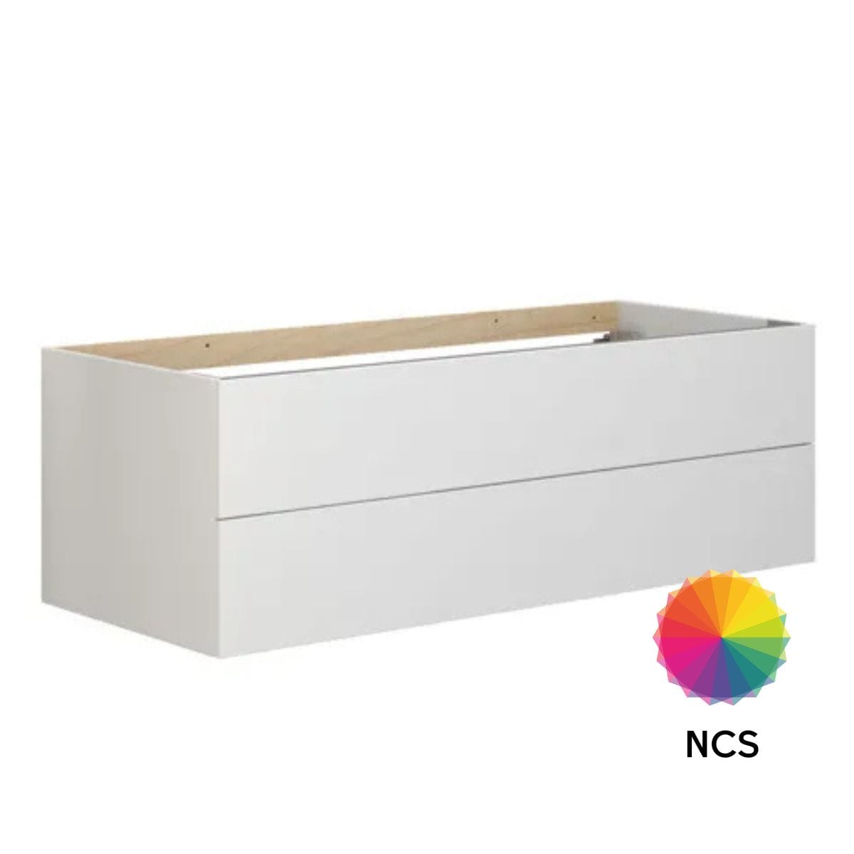 Dansani Calidris Glatt Servantskap 2 skuff D50cm NCS eik / 120cm dobbel Dansani Servantskap DA-C25-1066