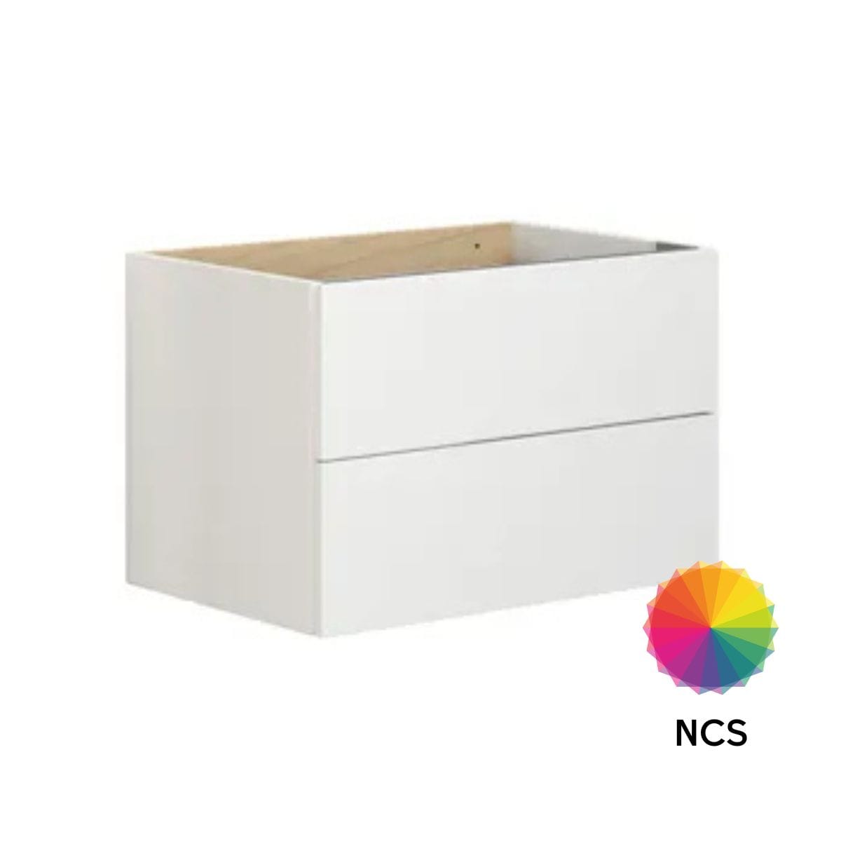 Dansani Calidris Glatt Servantskap D40cm 2 skuff NCS farge / 60cm Dansani Servantskap DA-C06-1099