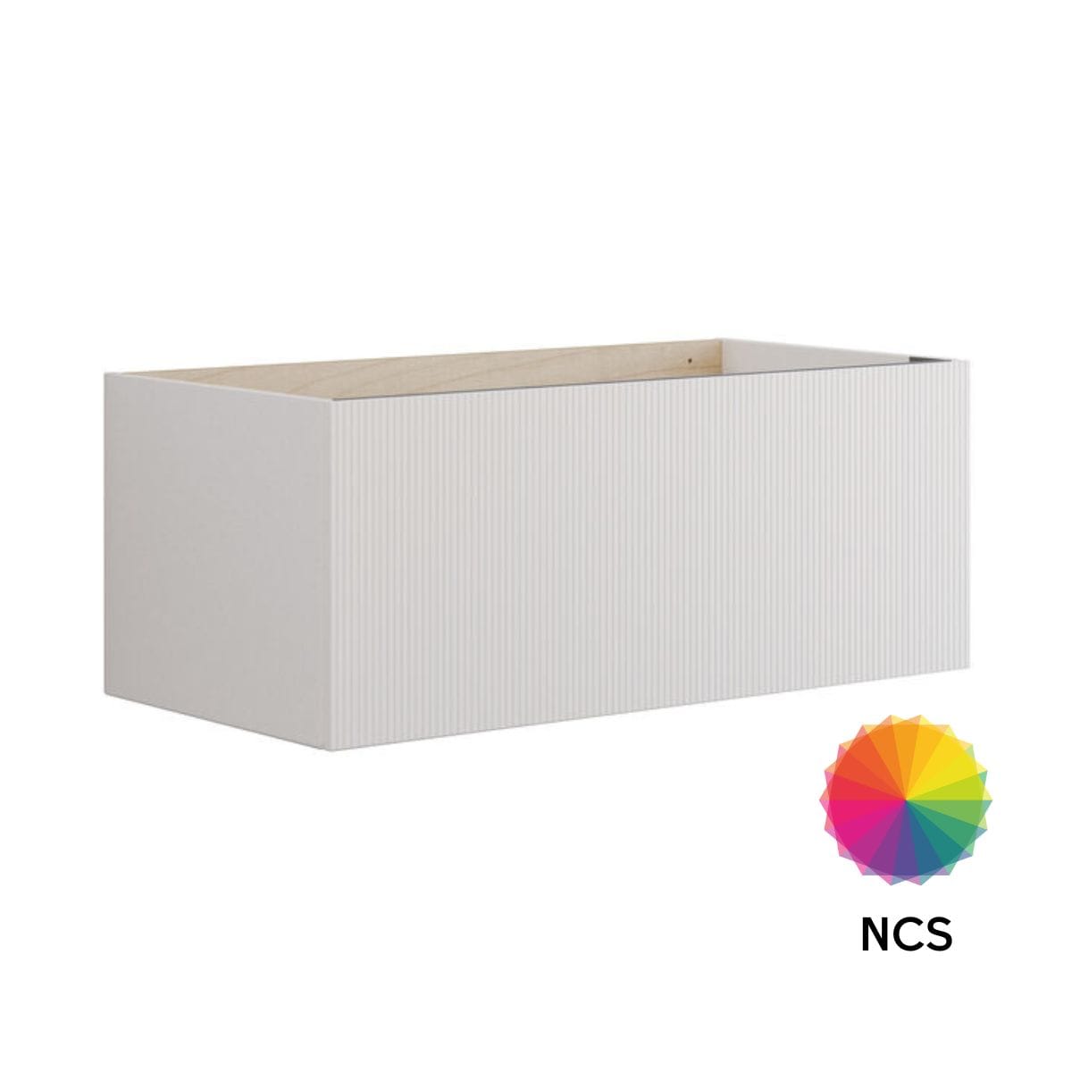 Dansani Calidris Rillet Servantskap 1 skuff D50cm NCS farge / 100cm Dansani Servantskap DA-C18-C099