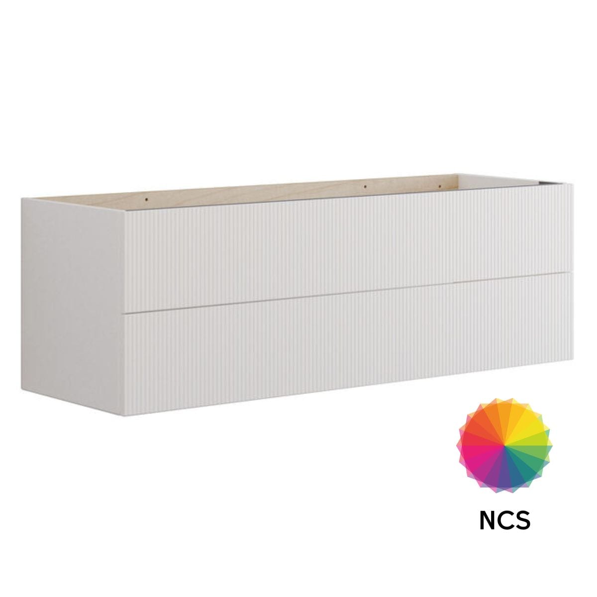 Dansani Calidris Rillet Servantskap 2 skuff D40cm NCS farge / 120cm Dansani Servantskap DA-C09-C099