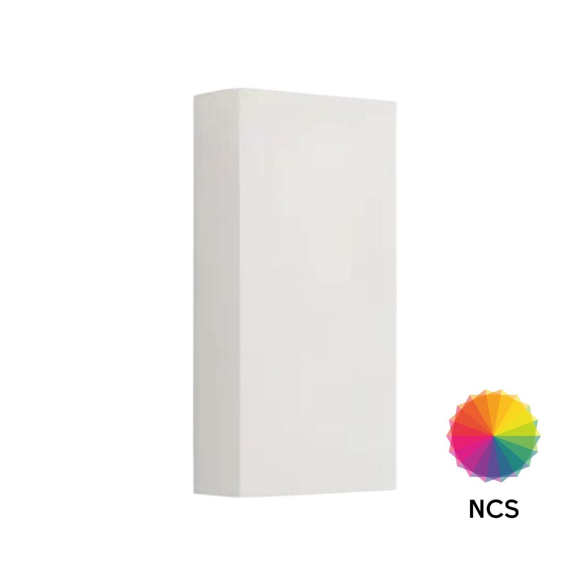 Dansani Calidris Rillet Skap 1 dør D16cm NCS farge / Høyre / 80cm Dansani Sideskap bad DA-C33-C199