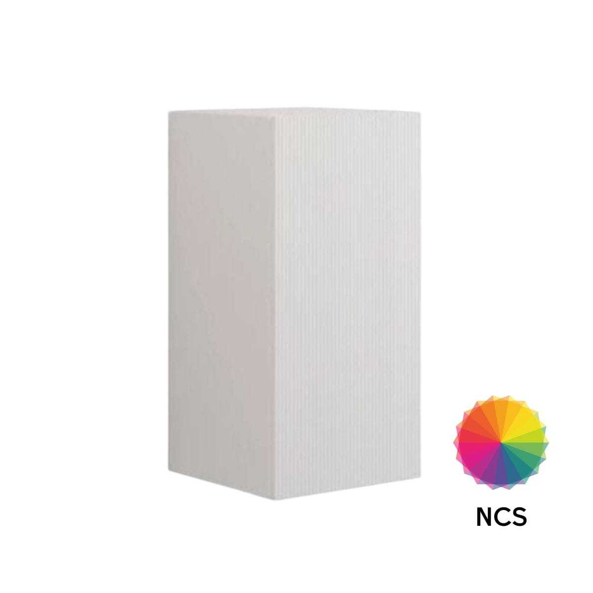 Dansani Calidris Rillet Skap 1 dør D40cm NCS farge / Høyre Dansani Sideskap bad DA-C38-C199