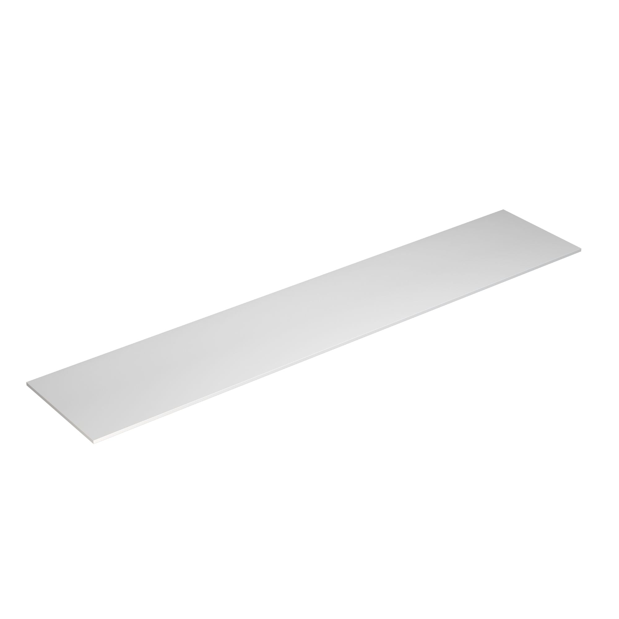 Dansani Calidris Shape Kompositt Benkeplate D40 måltilpasset Hvit matt / 200cm Dansani Benkeplate bad DA-631120003