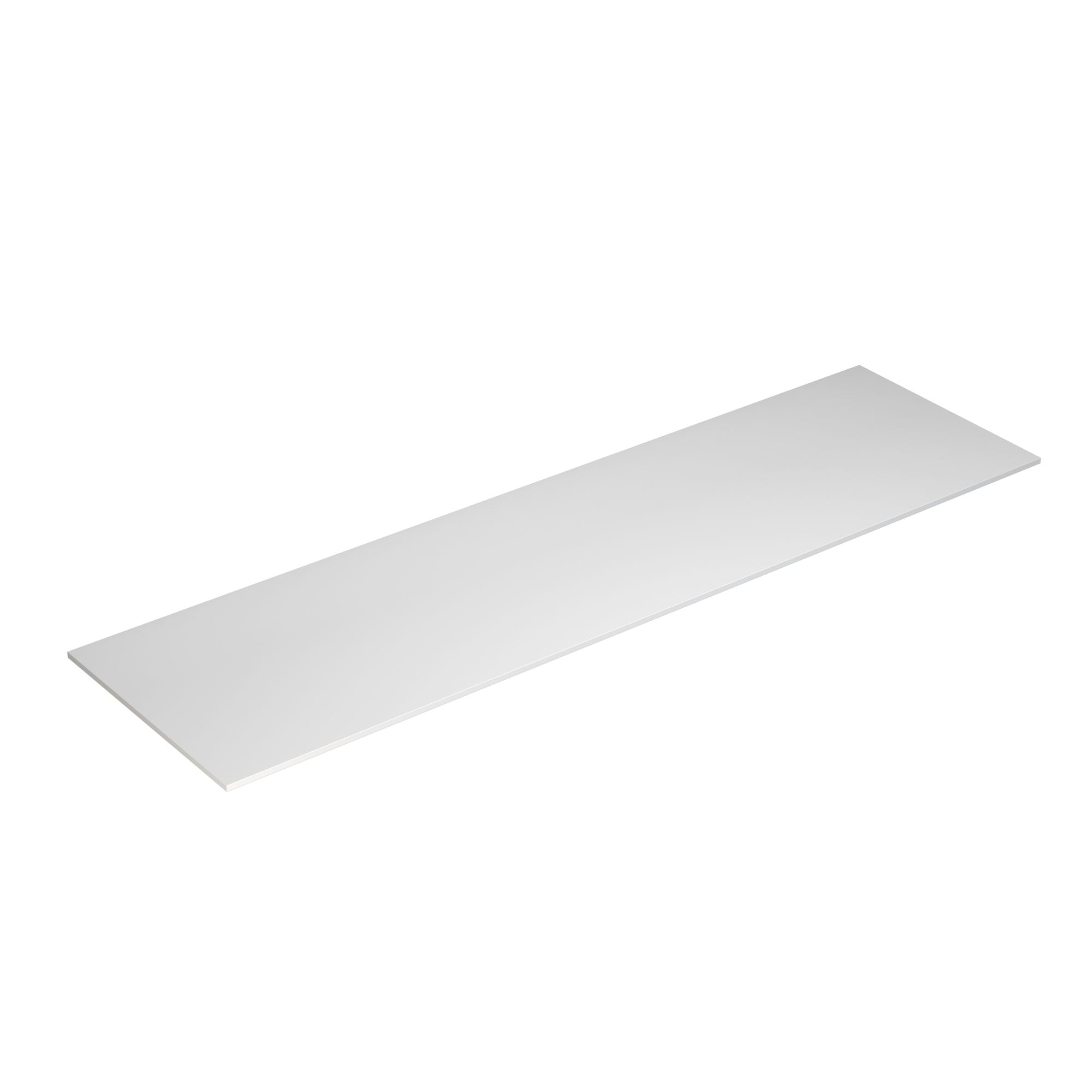 Dansani Calidris Shape Kompositt Benkeplate D50 måltilpasset Hvit matt / 180cm Dansani Benkeplate bad DA-631218003