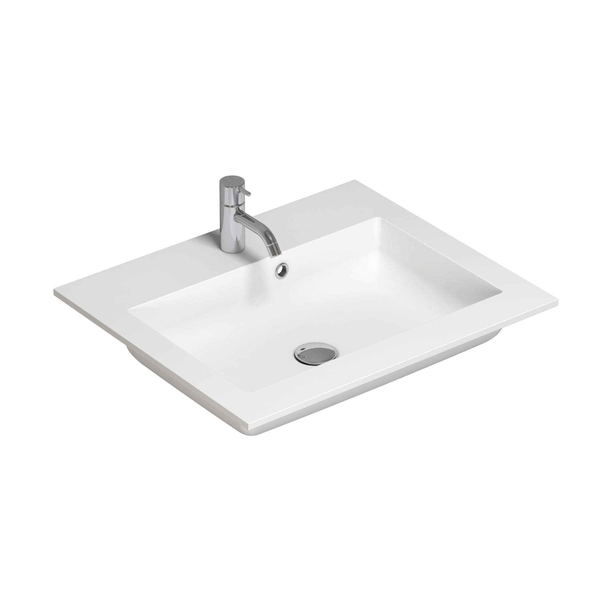 Dansani Calidris Shape Kompositt Servant D50cm Hvit matt / 60cm Dansani Møbelservant DA-631226103