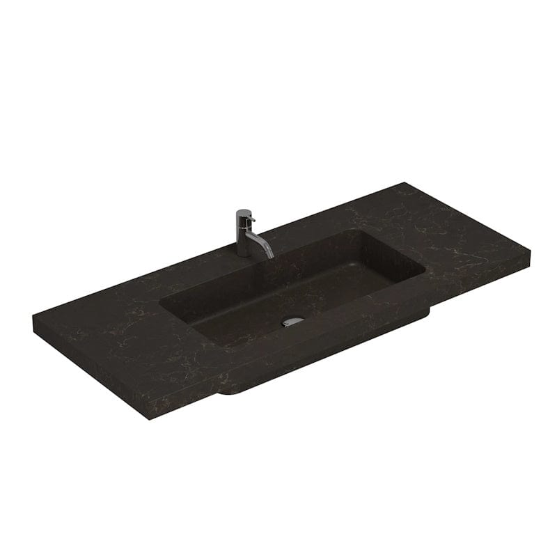 Dansani Calidris Unique Silestone servant måltilpasset D50,5 H1,2cm Calypso / 160cm Dansani Baderomsservant DA-631716414