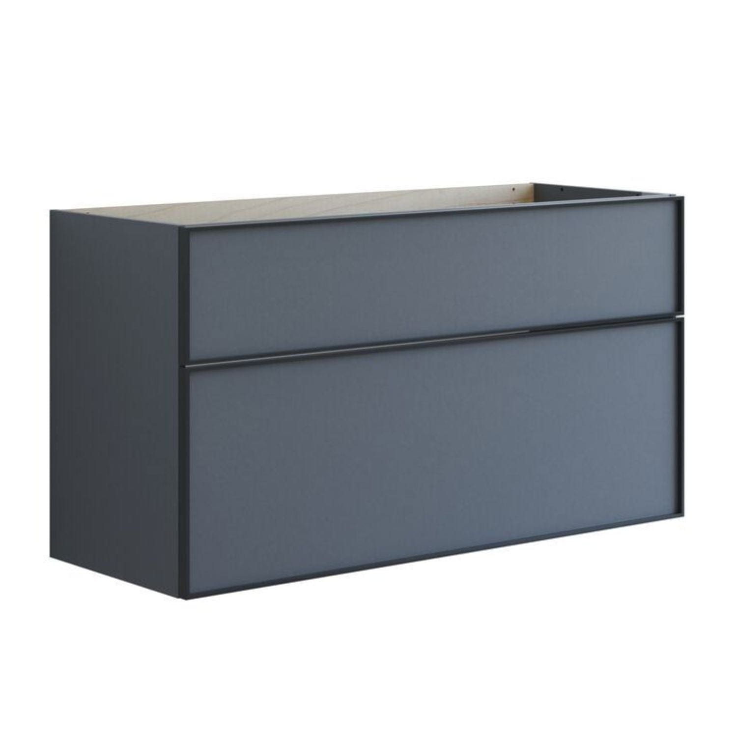 Dansani Inzo Alu-ramme svart Servantskap med ekstra stor underskuff Grå matt / 120cm dobbel Dansani Servantskap DA-U28-8003