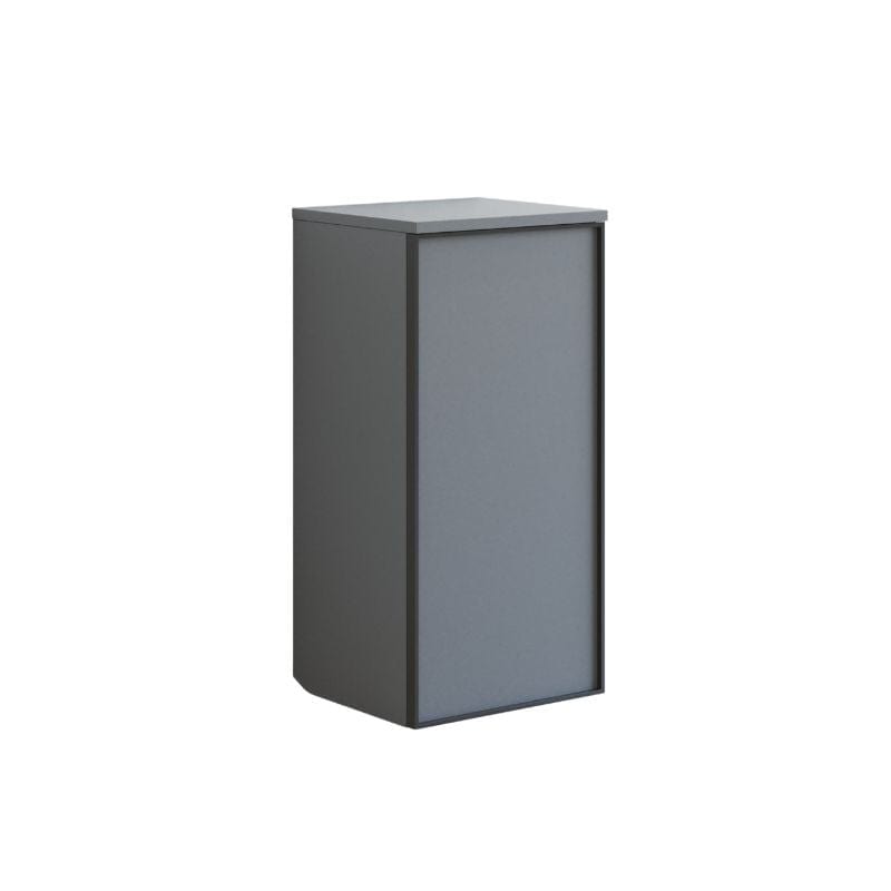 Dansani Inzo Alu-ramme svart Underskap 1 dør B40 Grå matt / 40cm / Versjon A venstre hengslet Dansani Sideskap bad DA-U43-8203