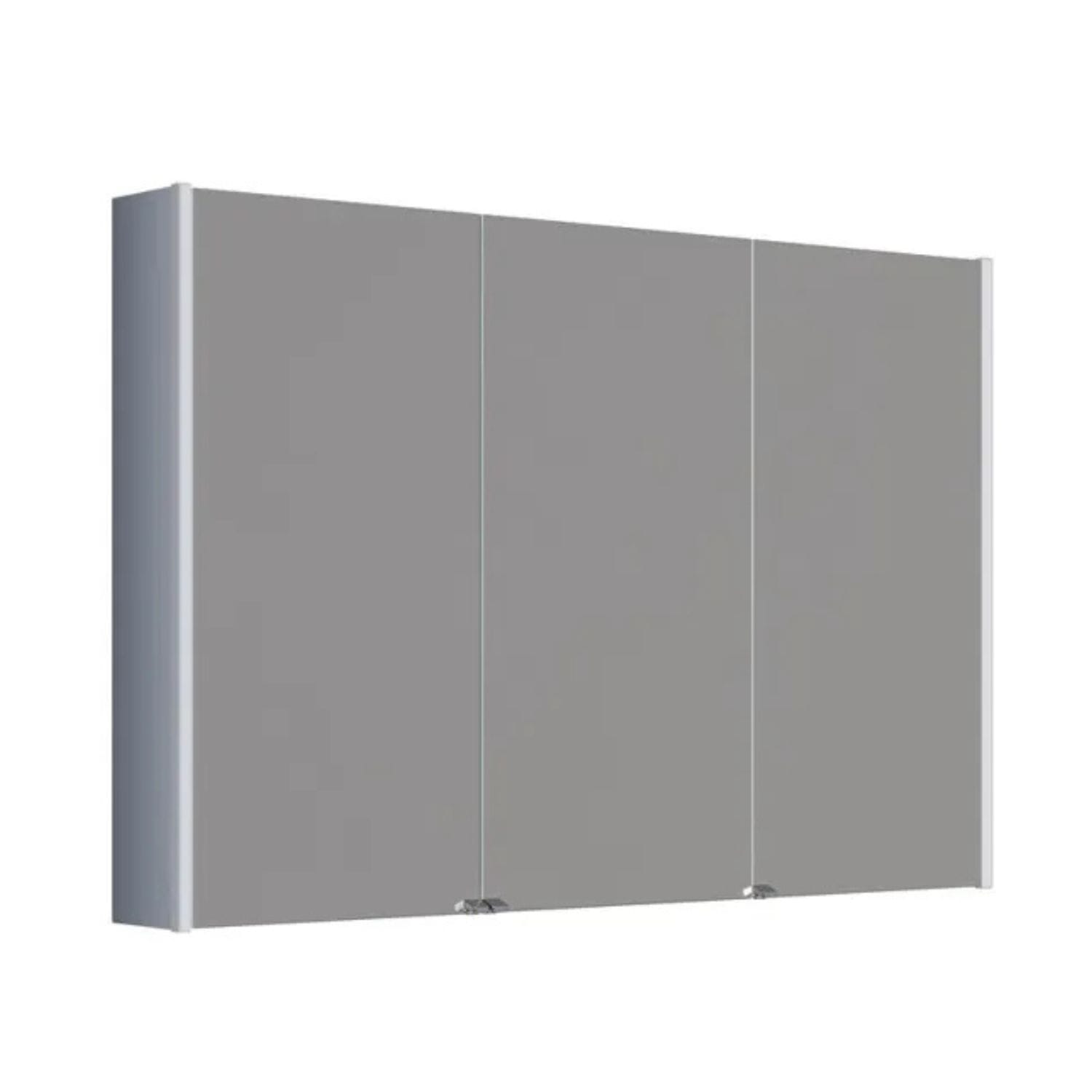 Dansani Inzo Ambi speilskap 3 dører Grå matt / 120cm Dansani Speilskap DA-S893-103