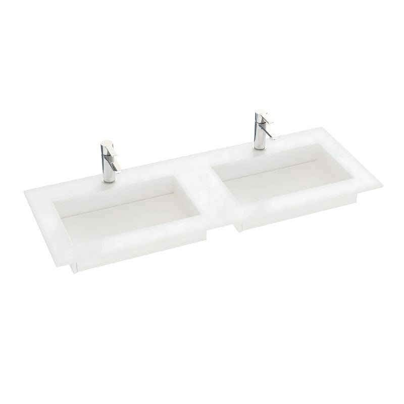 Dansani Inzo Angular Servant mål D45,50cm Blanco Zeus / 180-199cm dobbel Dansani Møbelservant DA-338818511