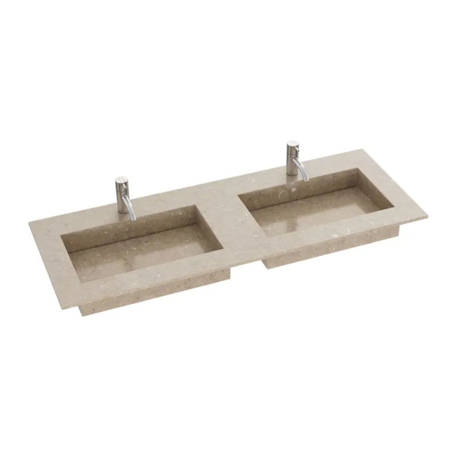 Dansani Inzo Angular Servant Måltilpasset D45,50cm - Silestone Coral clay / 140-159cm dobbel Dansani Møbelservant DA-338814519