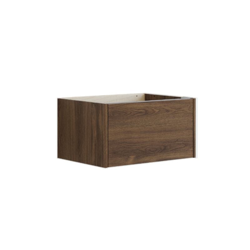 Dansani Inzo Classic Glatt Underskap 1 skuff B60-120xH32xD44cm Brun eik / 60cm Dansani Sideskap bad DA-T11-1052