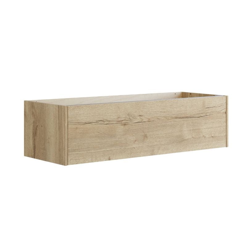 Dansani Inzo Classic Glatt Underskap 1 skuff B60-120xH32xD44cm Natur eik / 120cm Dansani Sideskap bad DA-T14-1049