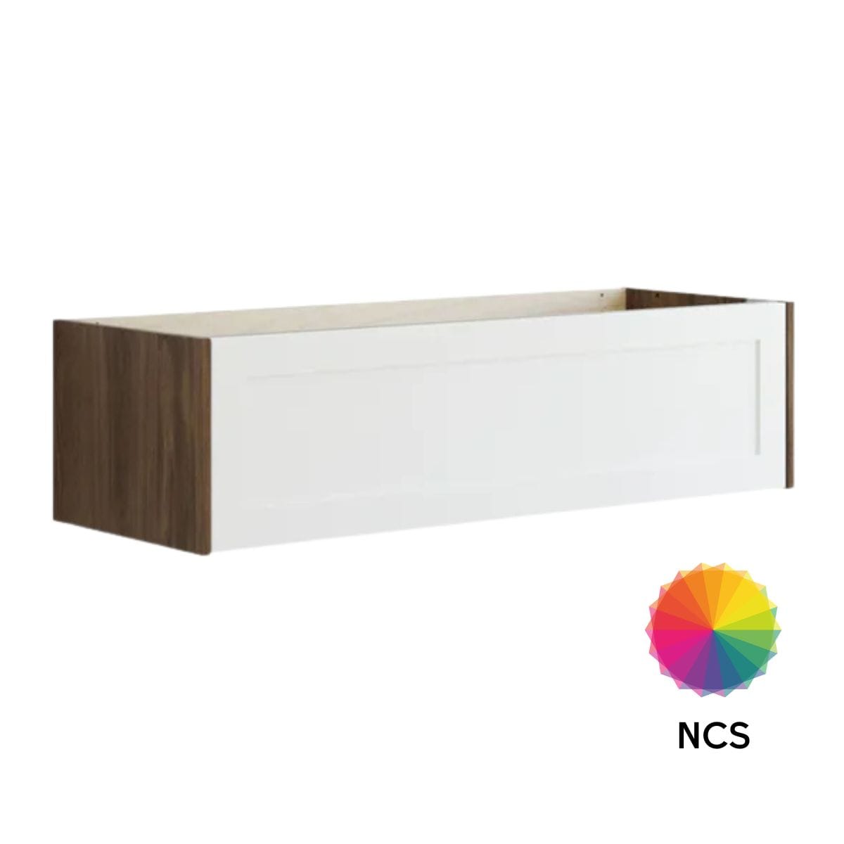Dansani Inzo Classic Ramme Servantskap 1 skuff Brun eik/NCS farge / 120cm Dansani Servantskap DA-T04-3093