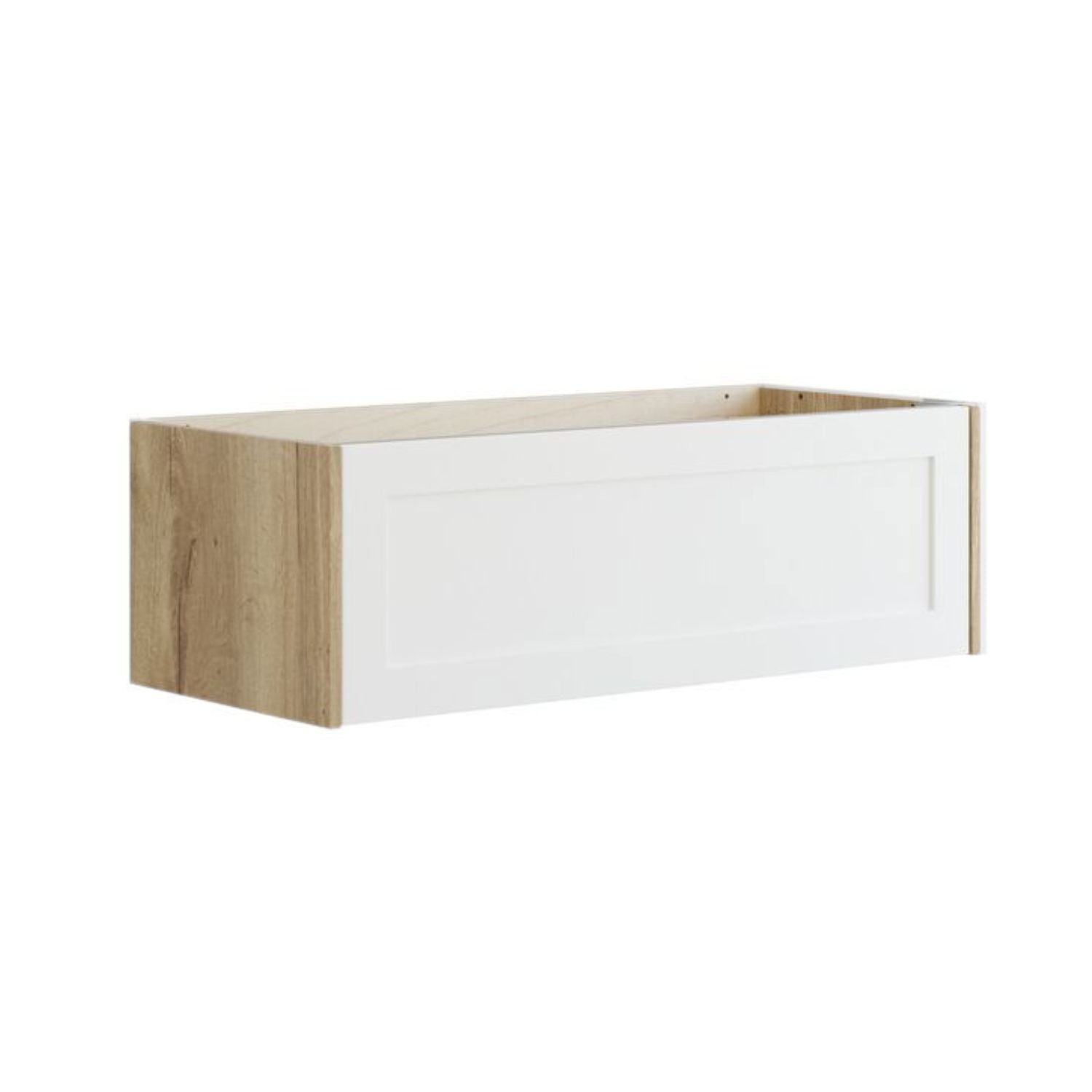Dansani Inzo Classic Ramme Servantskap 1 skuff Natur eik/hvit matt / 100cm Dansani Servantskap DA-T03-3014