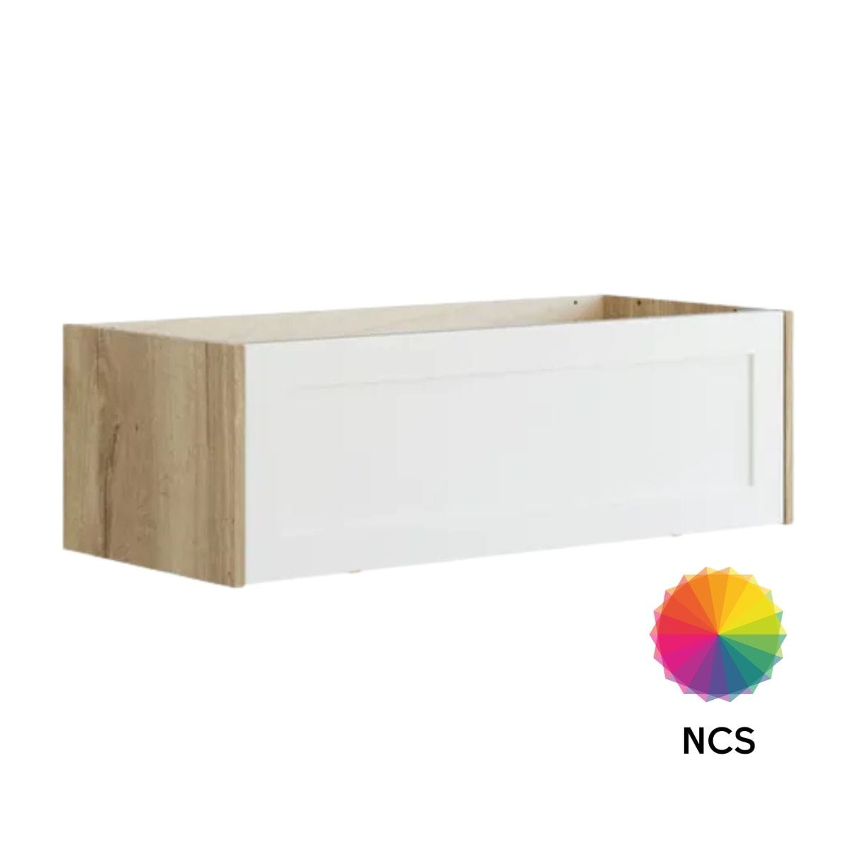 Dansani Inzo Classic Ramme Servantskap 1 skuff Natur eik/NCS farge / 100cm Dansani Servantskap DA-T03-3092