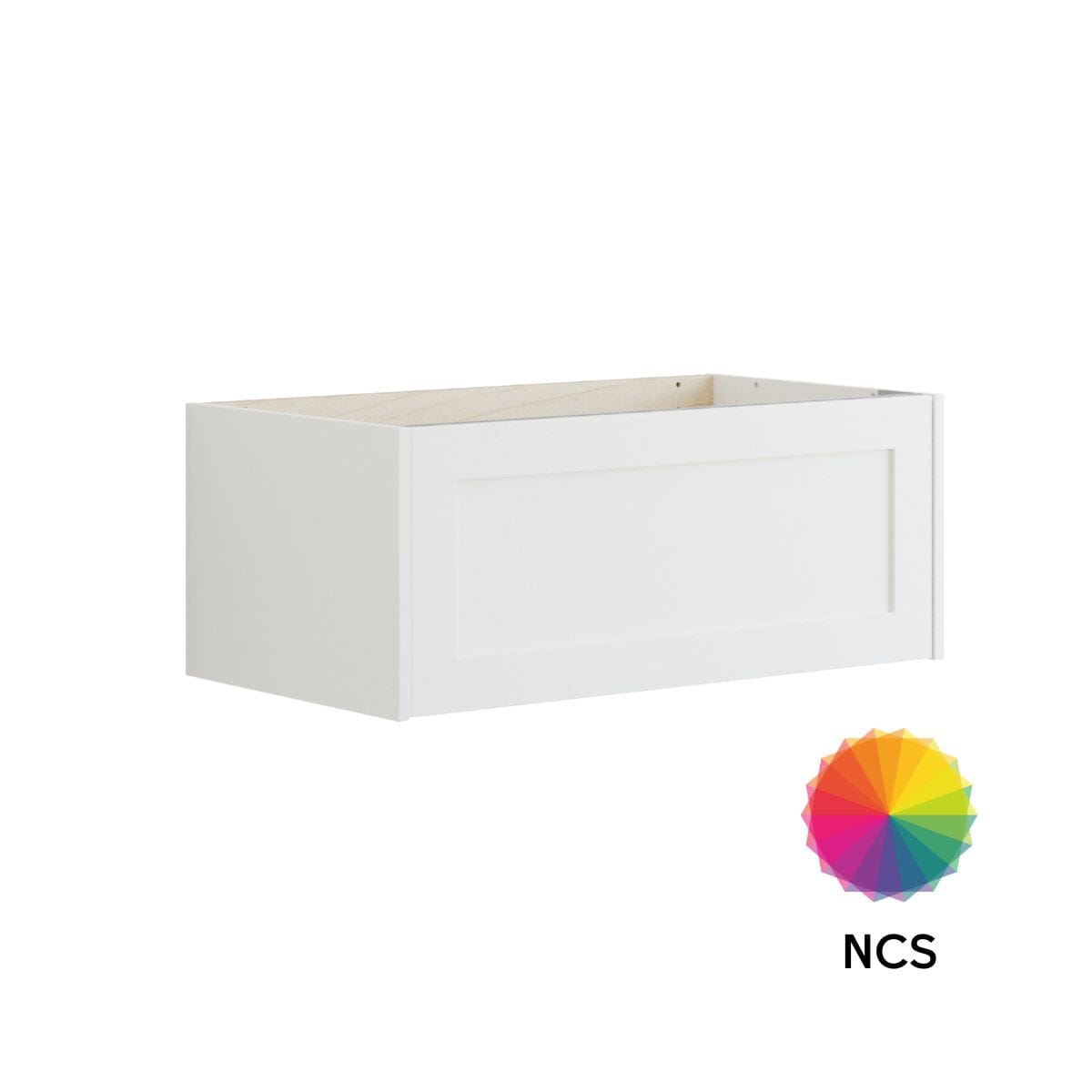 Dansani Inzo Classic Ramme Skap 1 skuff B60-120xH32xD44cm NCS farge / 80cm Dansani Sideskap bad DA-T12-3099