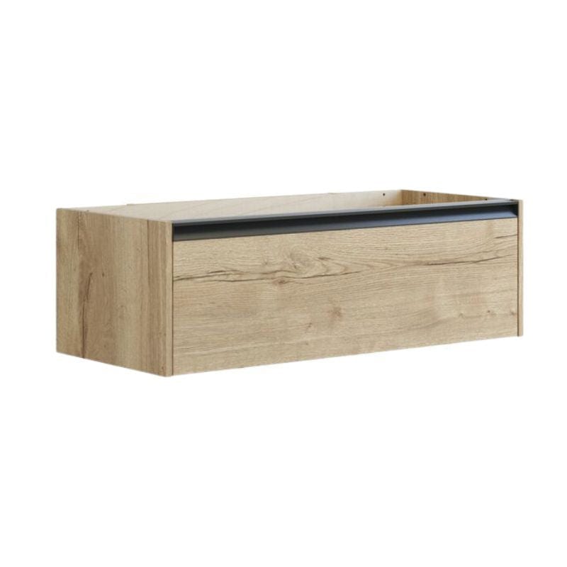 Dansani Inzo Classic Skap med Integrert Grep 1 skuff Natur eik / 100cm Dansani Sideskap bad DA-T13-7049