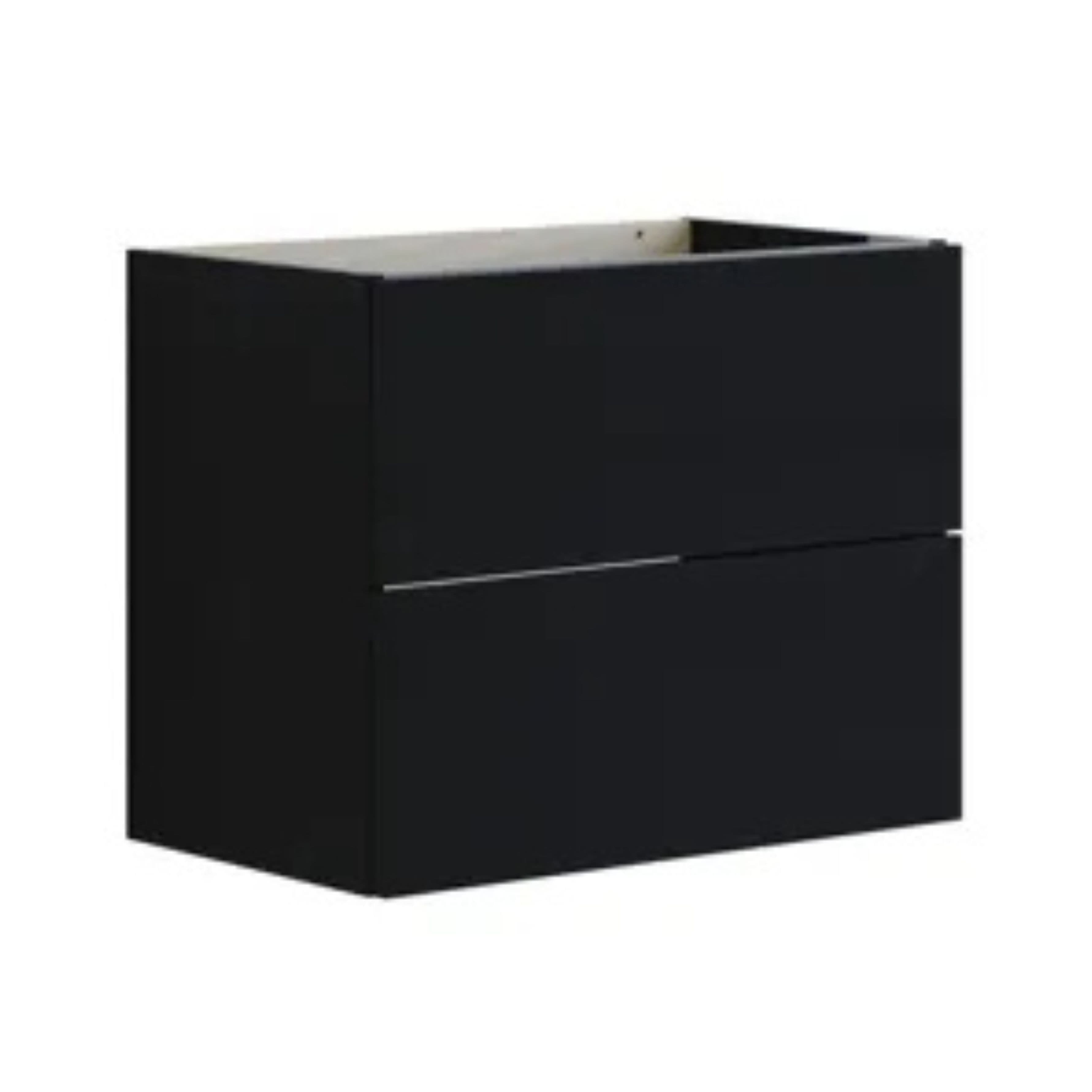 Dansani Inzo Glatt Servantskap Slim 2 Skuff Svart eik / 60cm Dansani Servantskap DA-U07-1050