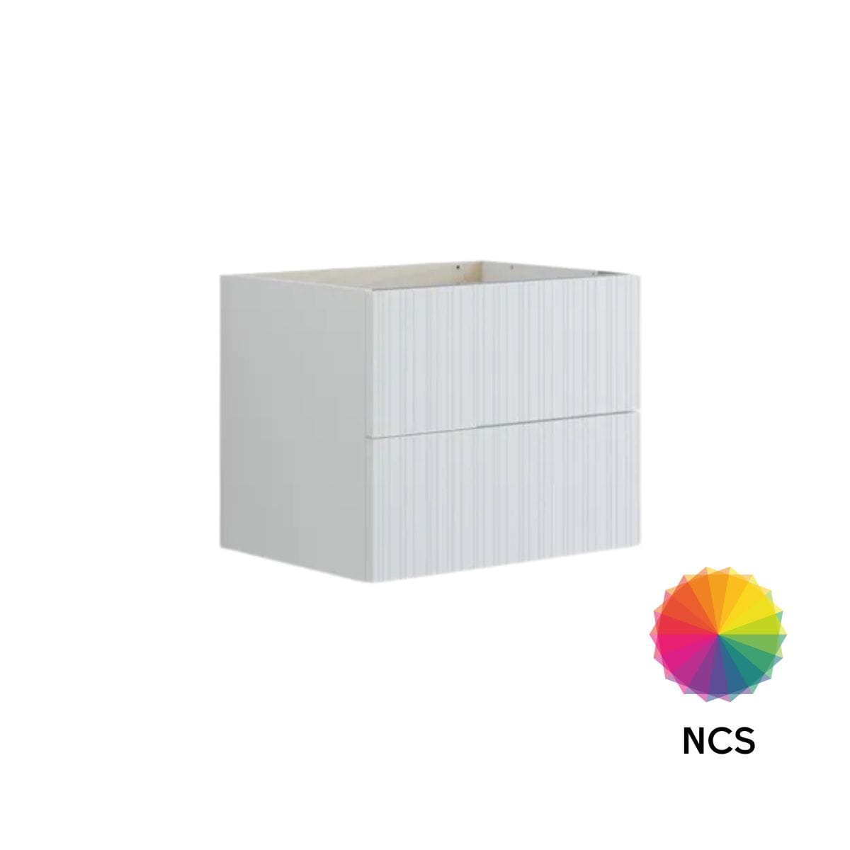 Dansani Inzo Riflet Underskap 2 skuff B60-120xH48xD44cm NCS farge / 60cm Dansani Sideskap bad DA-U33-9099