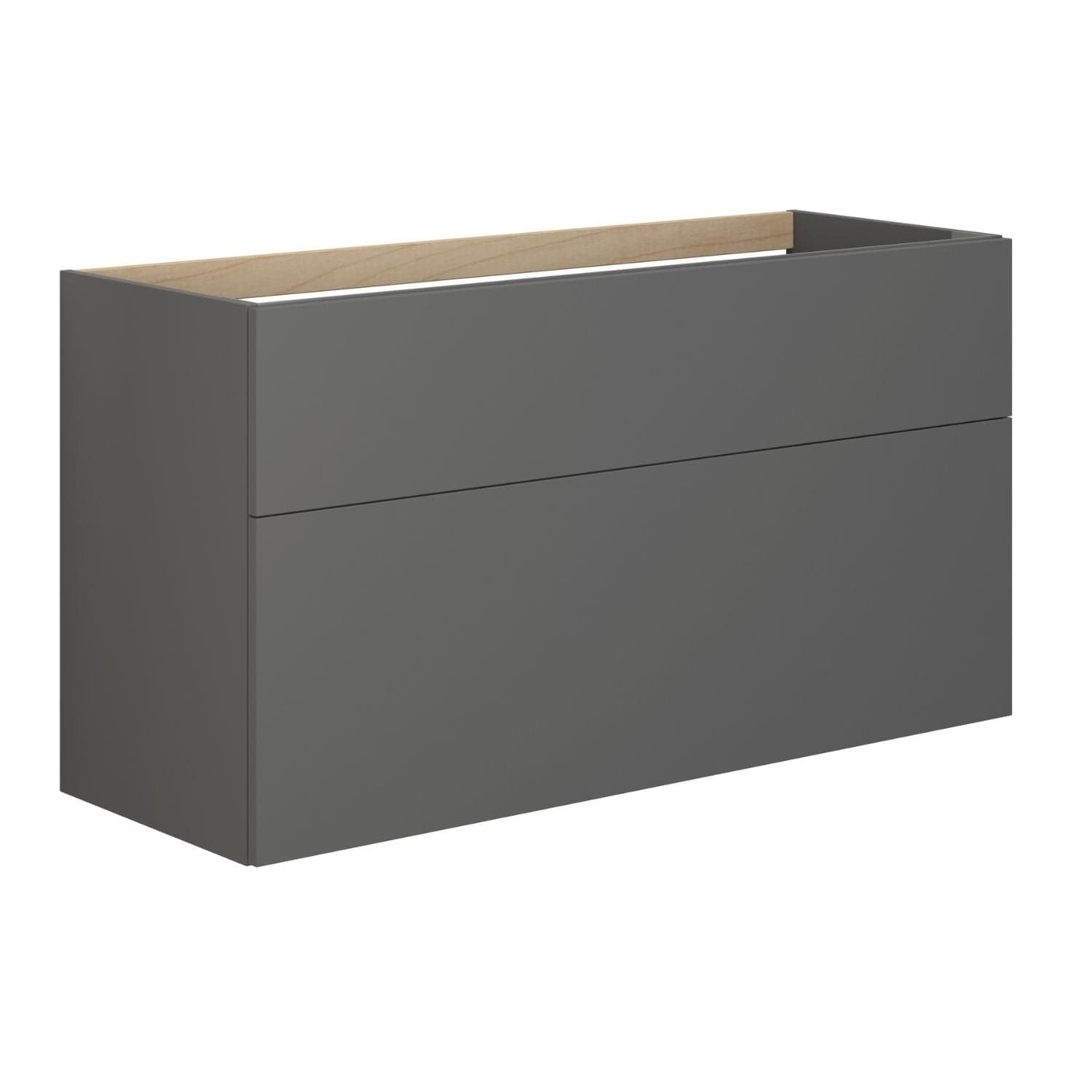 Dansani Inzo Servantskap 2 skuffer B60-120xH64xD44cm - Glatt Grå matt / 120cm Dansani Servantskap DA-M16-1003