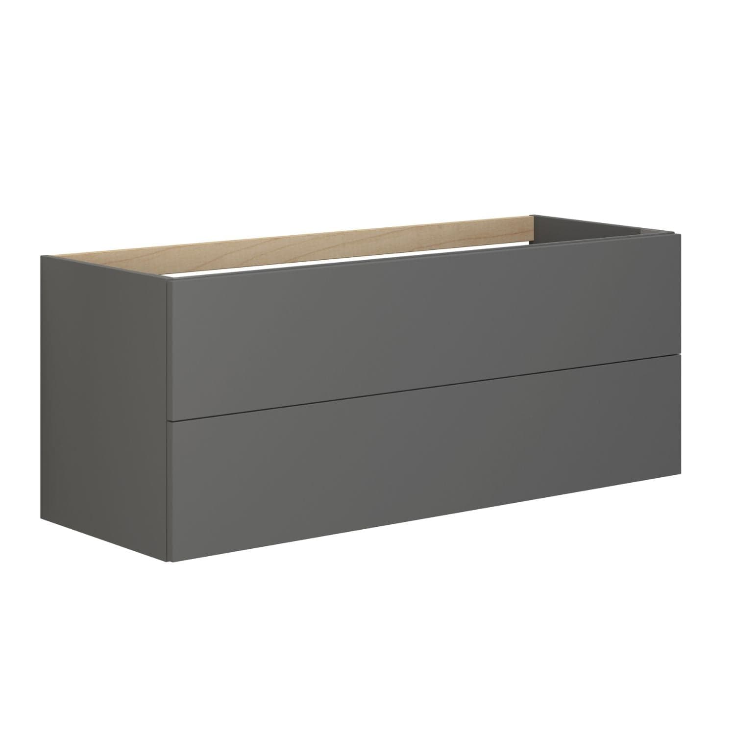 Dansani Inzo Servantskap 2sk B60-120xH48xD44cm, Glatt Grå matt / 120cm dobbel Dansani Servantskap DA-M12-1003