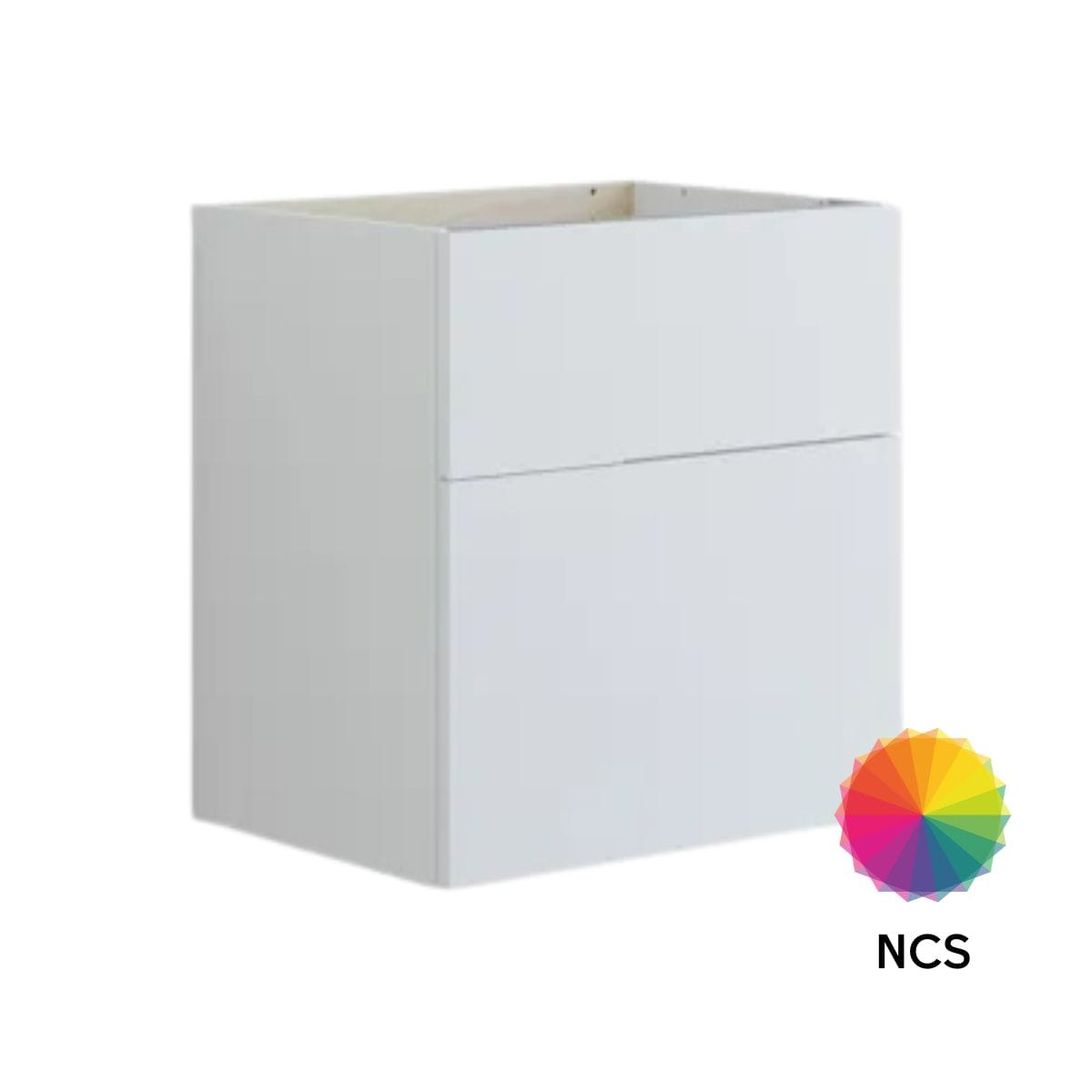 Dansani Inzo Urban Glatt Servantskap 2 skuff ekstra høy underskuff NCS farge / 60cm Dansani Servantskap DA-U24-1099