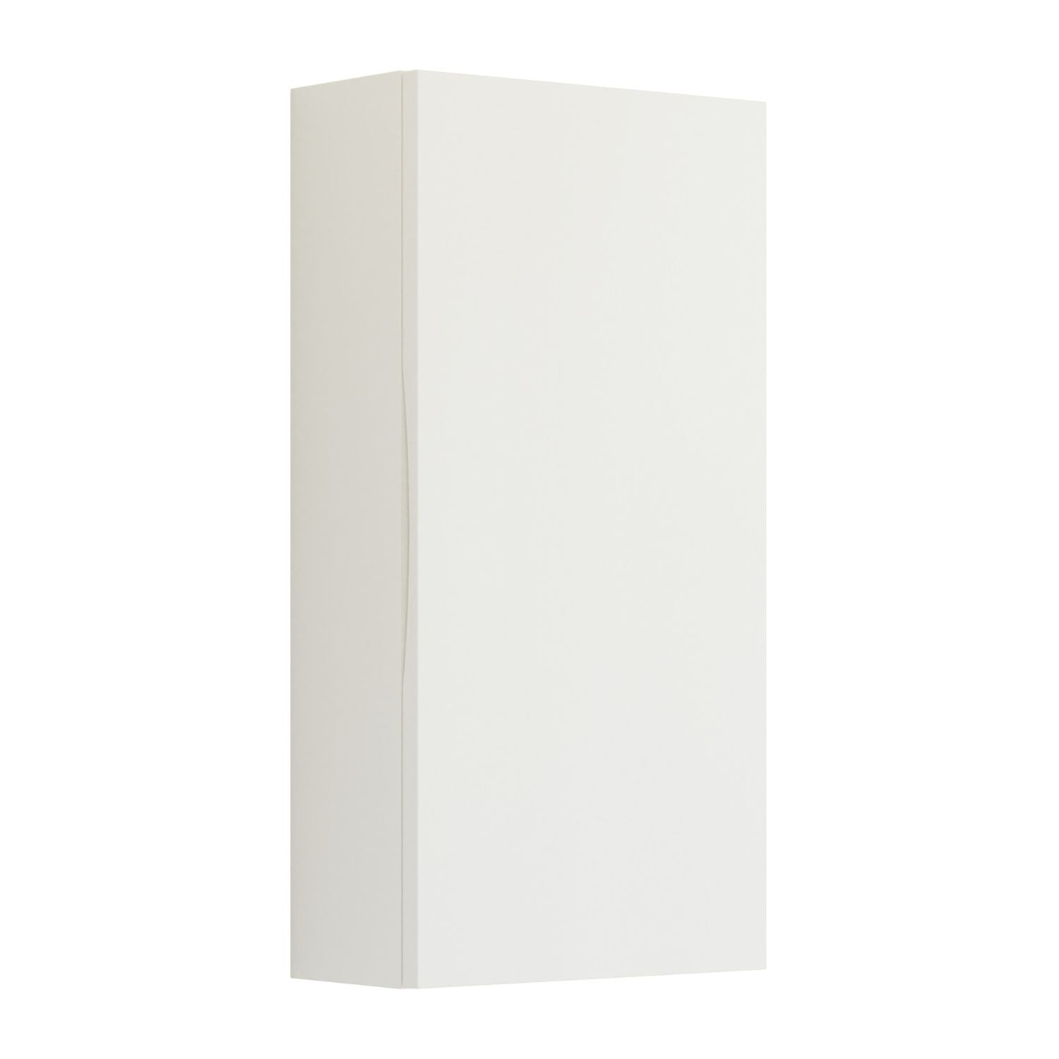 Dansani Inzo Urban Integrert Overskap 1 dør B40xH80xD19cm Hvit matt lakk / Høyre hengslet Dansani Sideskap bad DA-U42-2171