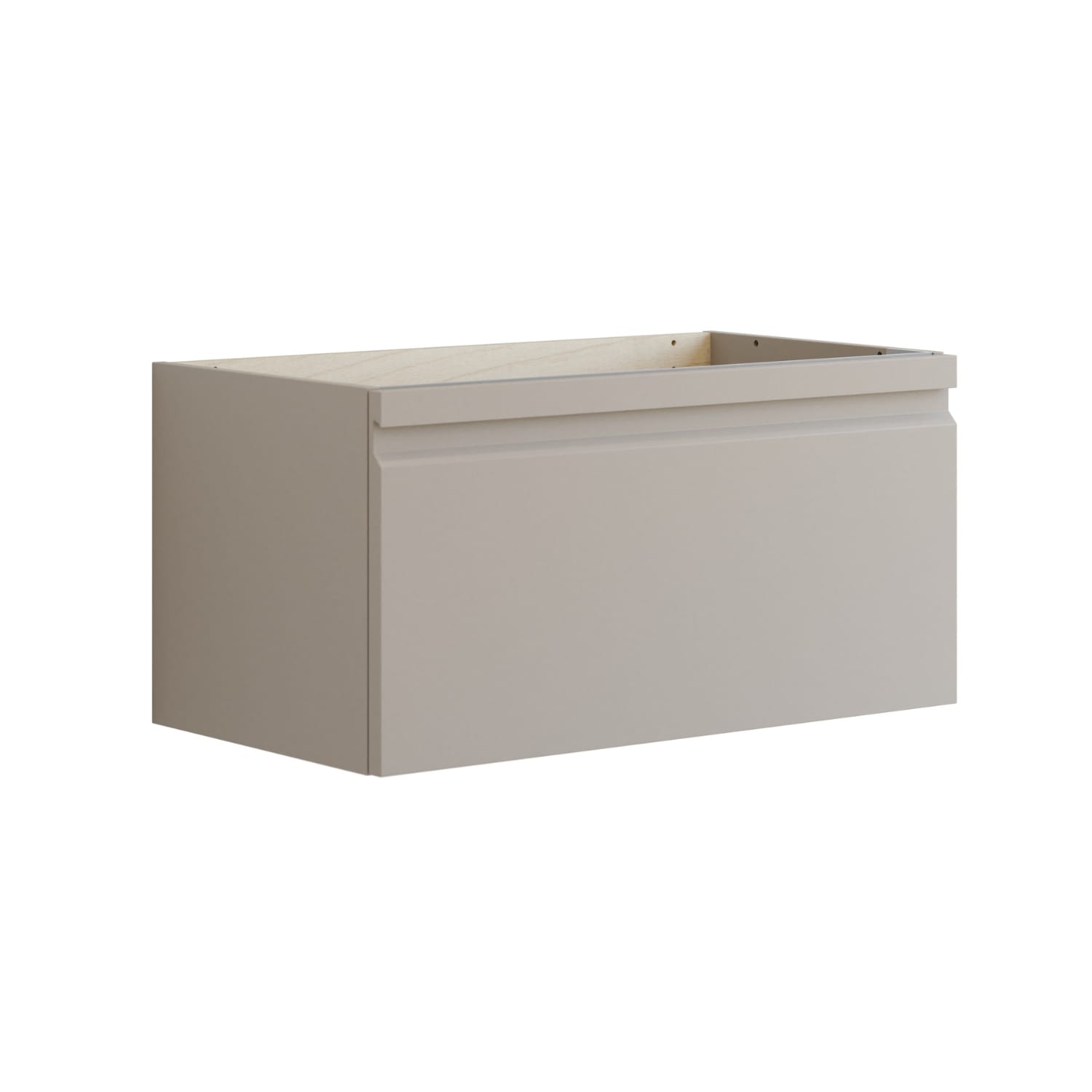 Dansani INZO Urban Underskap med Integrert Grep 1 skuff B60-120xH40xD44cm Softstone / 80cm Dansani Sideskap bad DA-U30-2035
