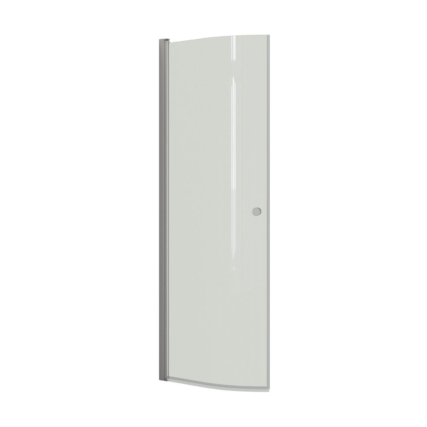 Dansani Match E Halvrund Dusjdør Sateng / 90cm / Klart glass Dansani Dusjdør DA-E91-01