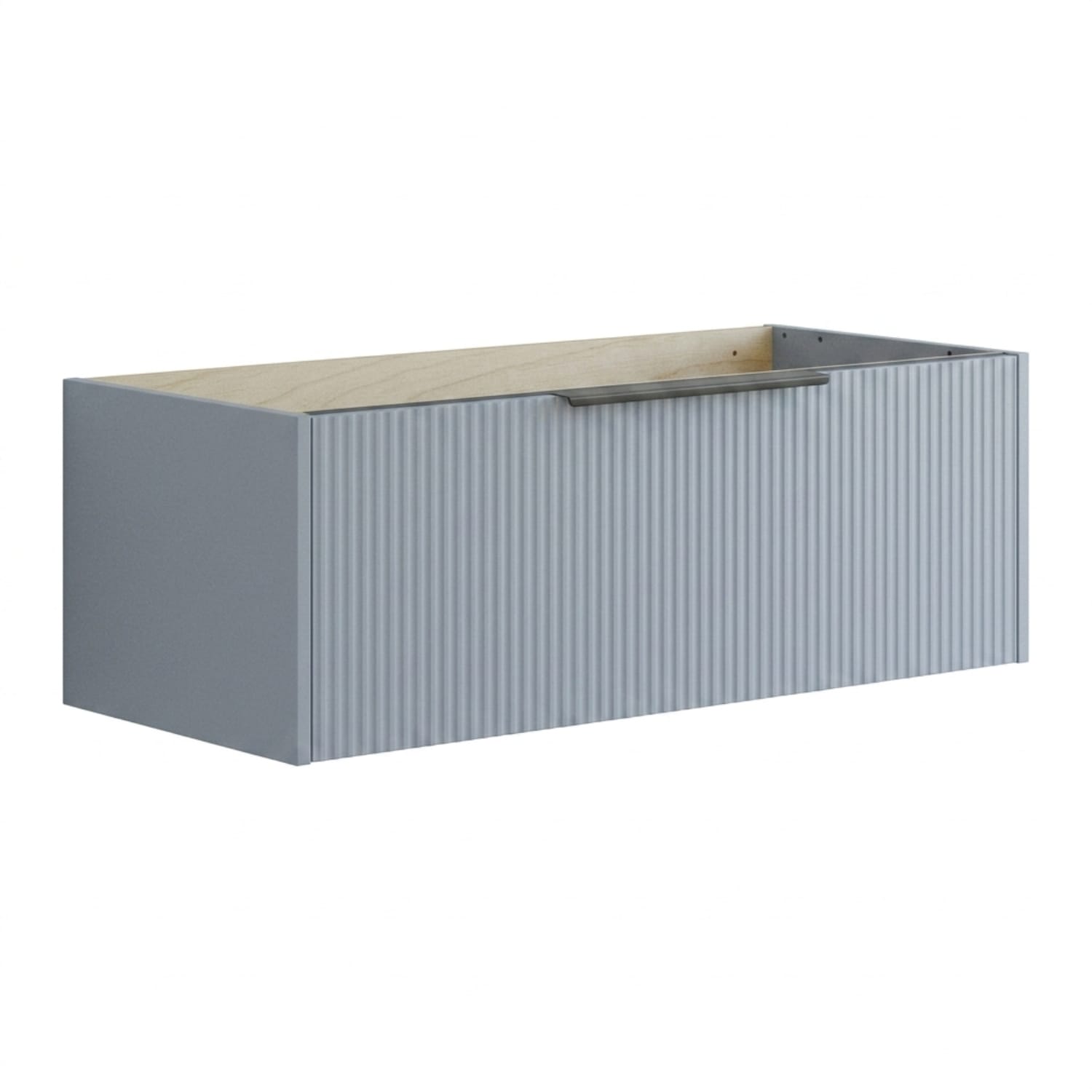 Dansani MIDO+ Classic Stripet Servantskap 1 Skuff Lyseblå matt / 100cm Dansani Servantskap DA-N23-N016