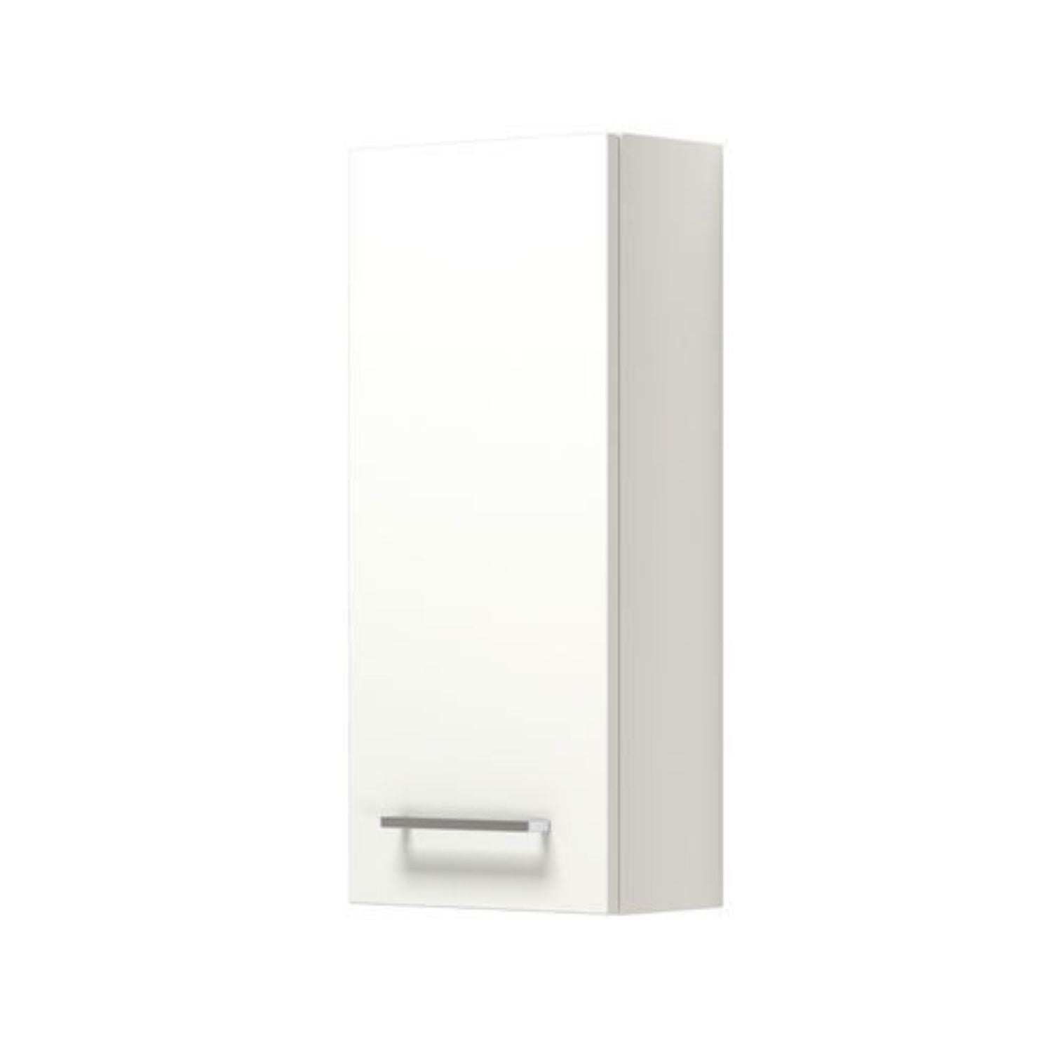 Dansani Mido+ Glatt Overskap 1 dør B30xH70xD19cm Hvit matt / Venstre hengslet Dansani Sideskap bad DA-P27-1210