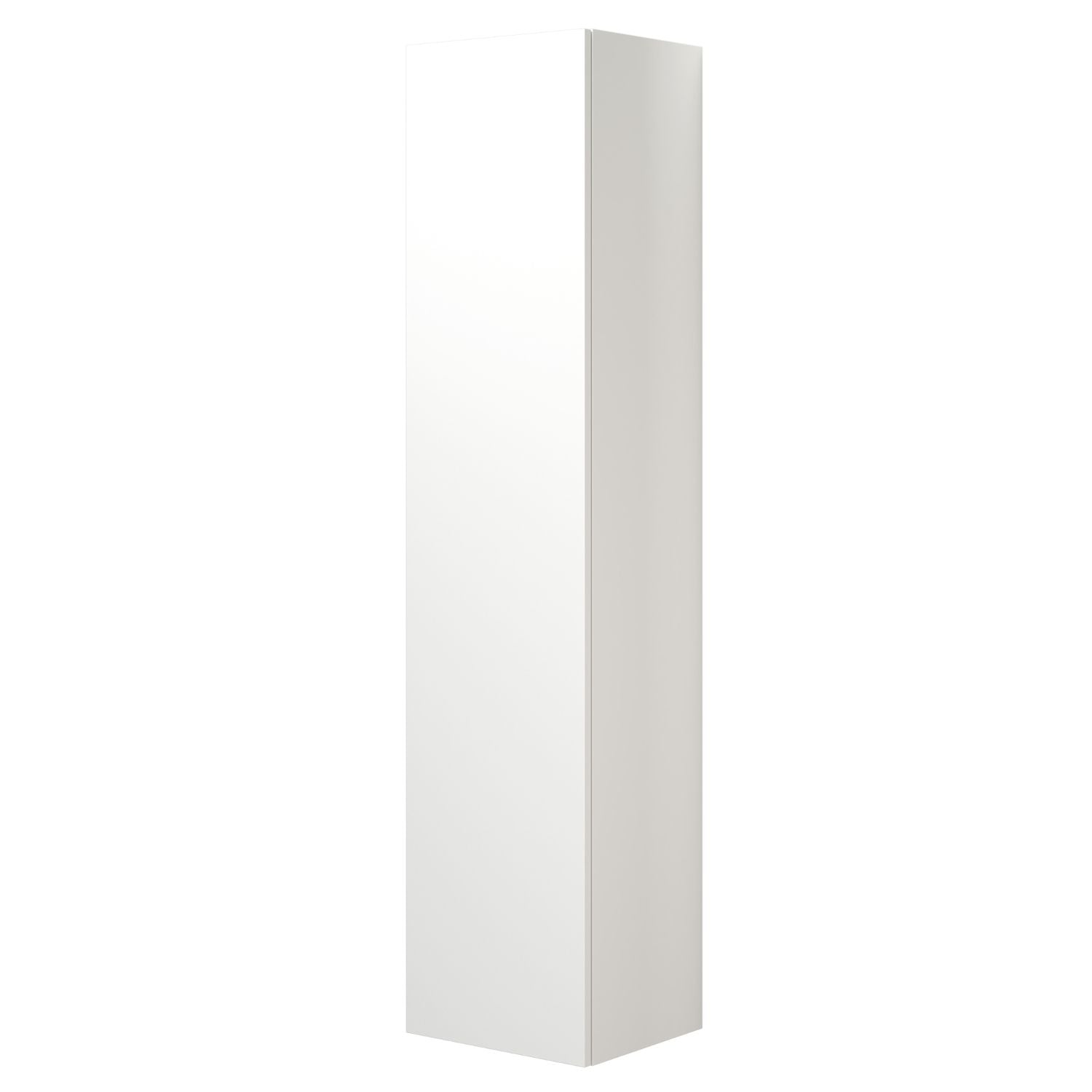 Dansani You Urban Glatt Høyskap Slim 1 dør Hvit matt / 40cm / Venstre hengslet Dansani Høyskap bad DA-V54-1210