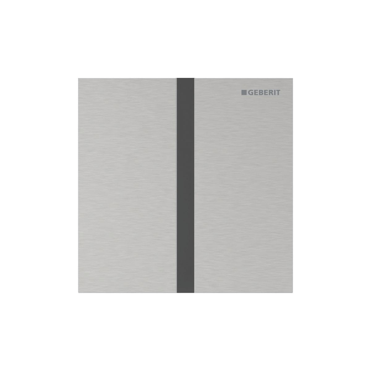 Geberit Sigma 40 Urinalstyring Kvadrat Børstet / Nettdrift Geberit Betjeningsplate og trykknapper GRO-1387808