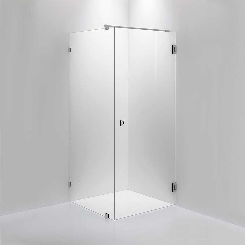 INR Dusjhjørne ARC 13 Original Krom / 90x80cm / Klart glass INR Iconic Nordic Rooms Dusjhjørne INR-11302598