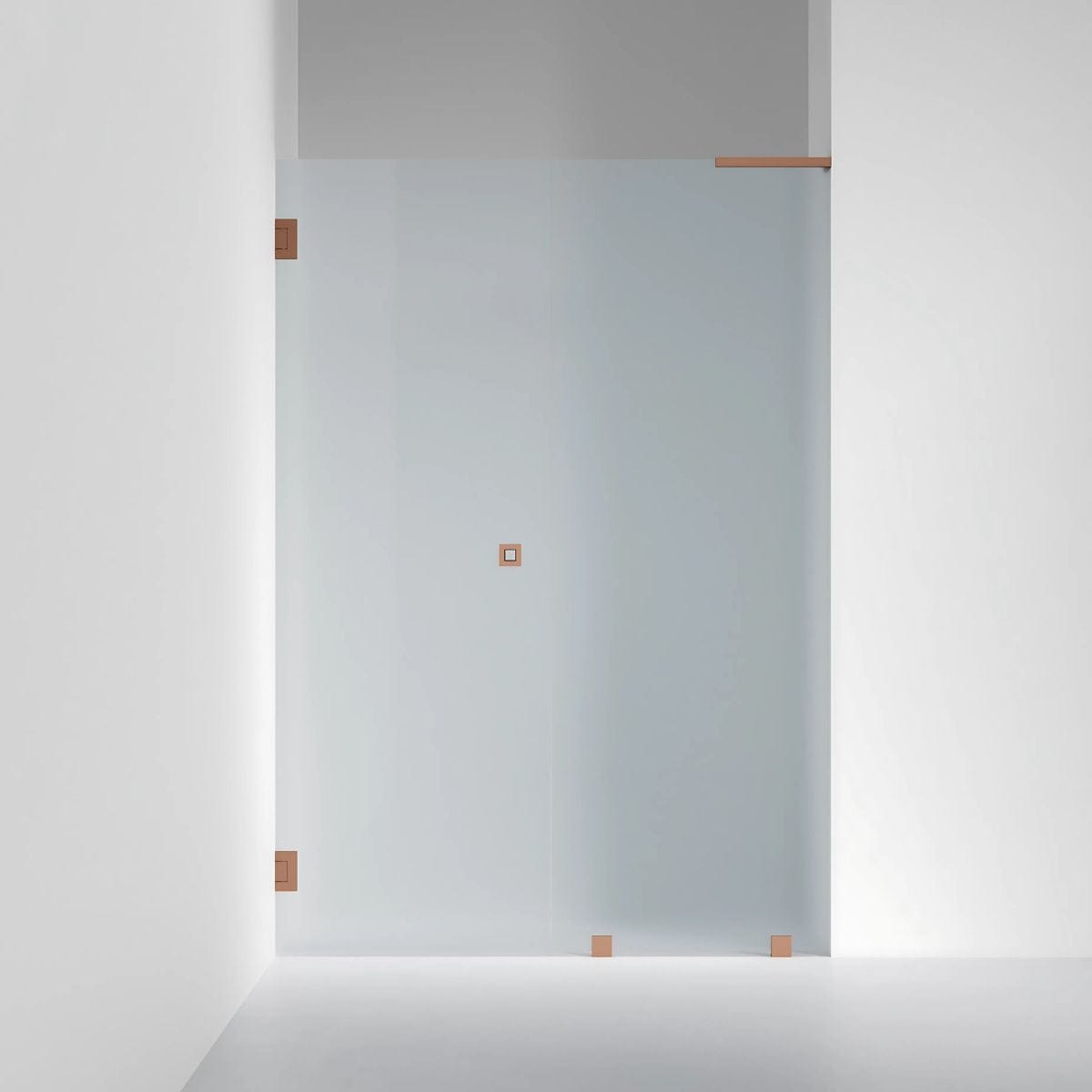 INR Dusjnisje ARC 4 Original Måltilpasset Frostet glass / Måltilpasset - venstre / Brushed bronze INR Iconic Nordic Rooms Dusjnisje INR-104210600