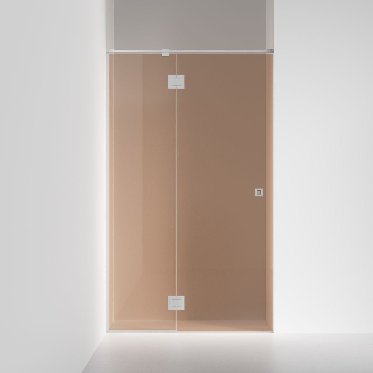 INR Dusjnisje ARC 5 Frame Måltilpasset Krom / Måltilpasset / Bronse glass INR Iconic Nordic Rooms Dusjnisje INR-105142300