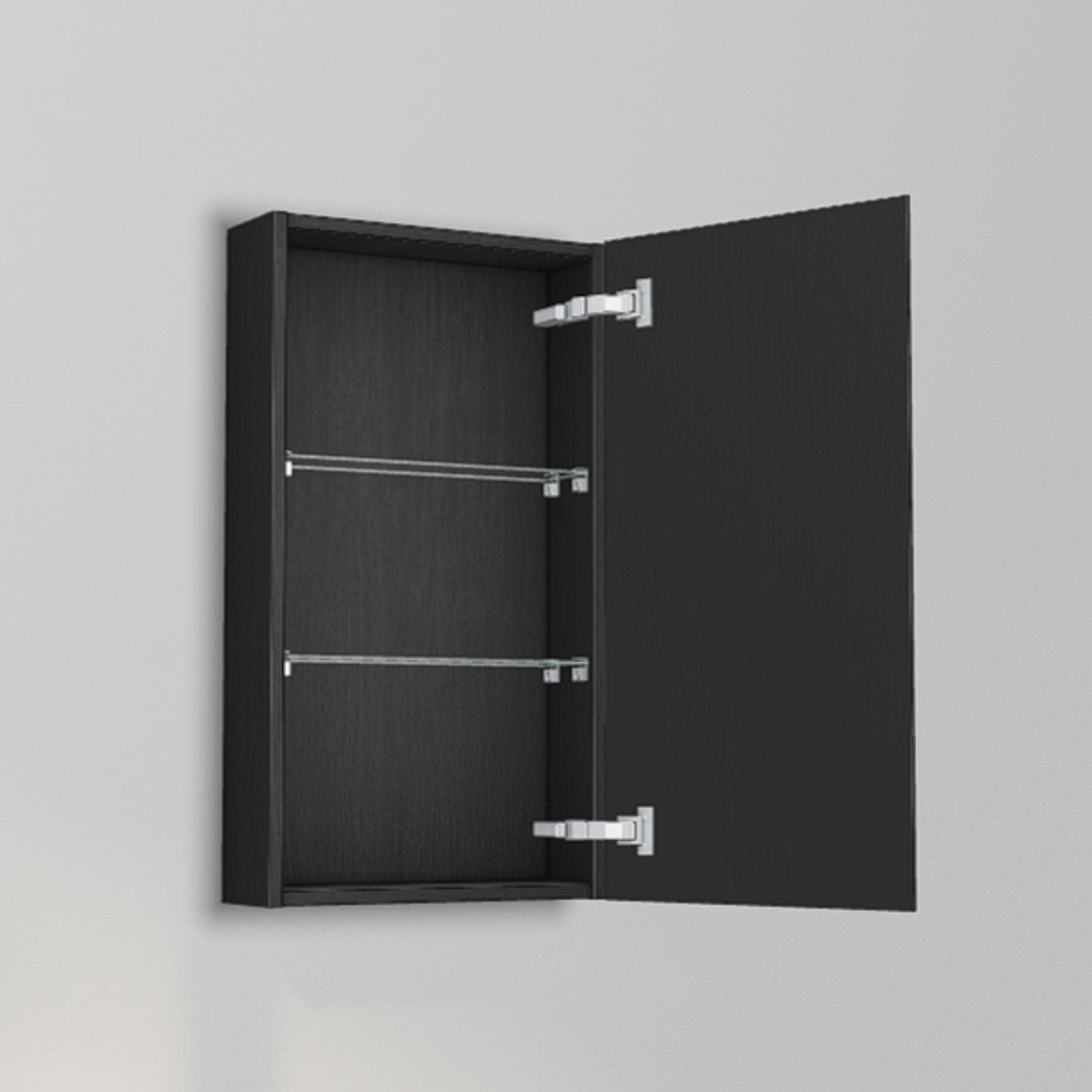 INR Grip 40/15 Veggskap Black oak / 40cm / Høyre INR Iconic Nordic Rooms Sideskap bad INR-395439H