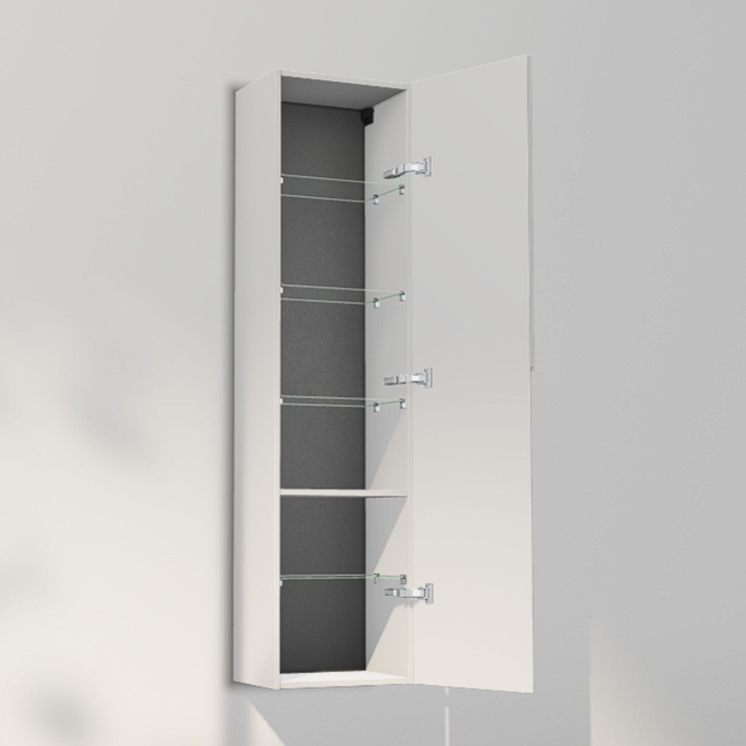 INR Grip 40/30 Høyskap Pure white / 40cm / Høyre INR Iconic Nordic Rooms Høyskap bad INR-395716H
