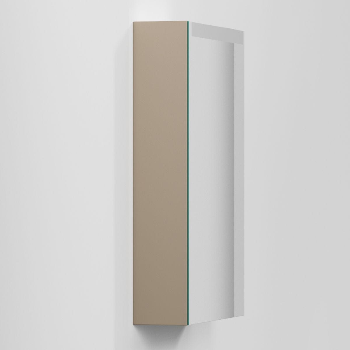 INR STAGE Plus Speilskap med Lysregulering B40-140xH72xD14cm Warm clay / 50cm høyre INR Iconic Nordic Rooms Speilskap INR-369255H