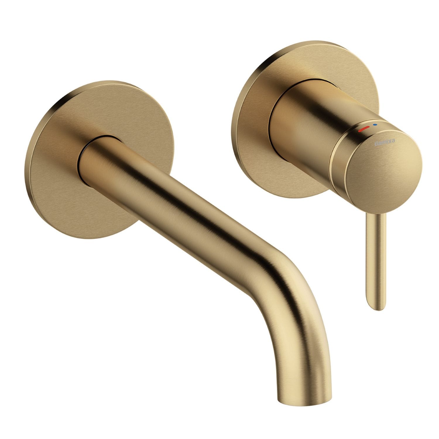 Korsbakken Iris Servantbatteri for innbygging med rosett Børstet bronse / 18cm Korsbakken Blandebatteri innbygging KO-9118088