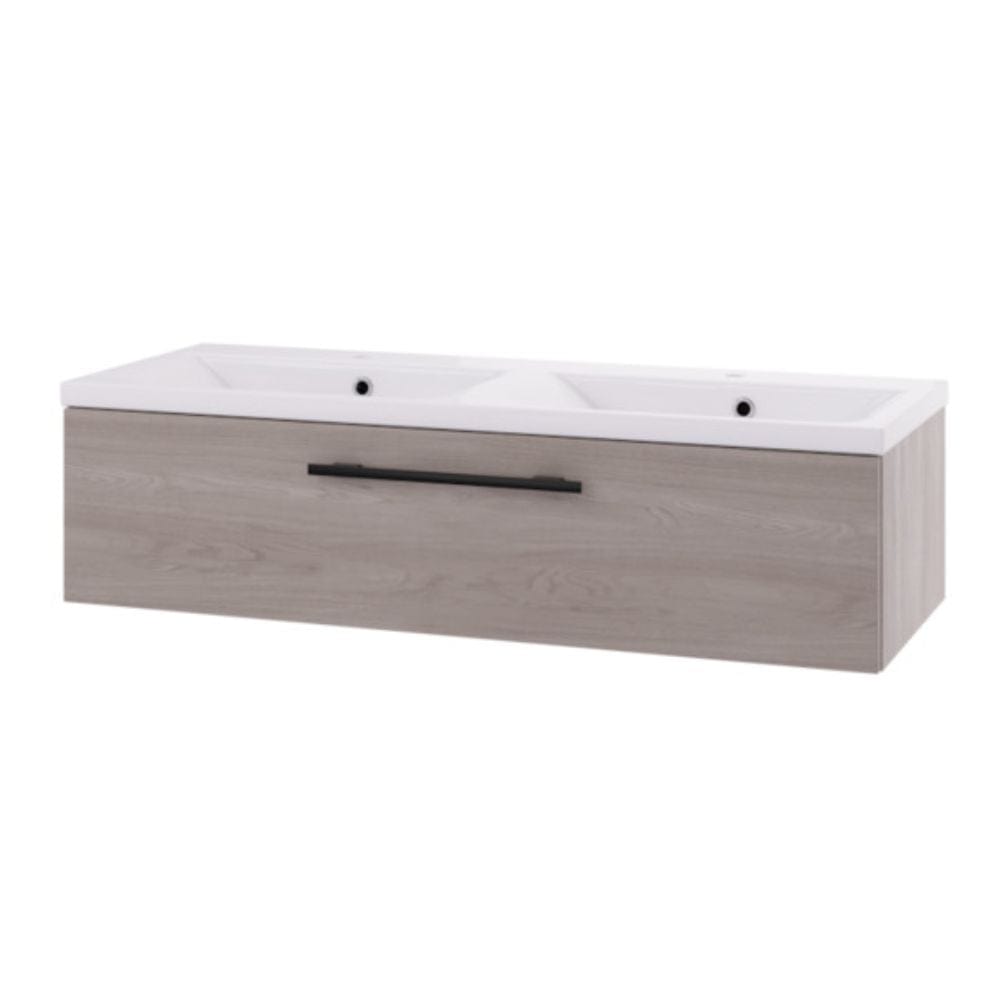 Linn Bad Ingrid D45 Servantskap med 1 skuff Lys eik / 120cm venstre Linn Bad Servantskap LB-110212V1S