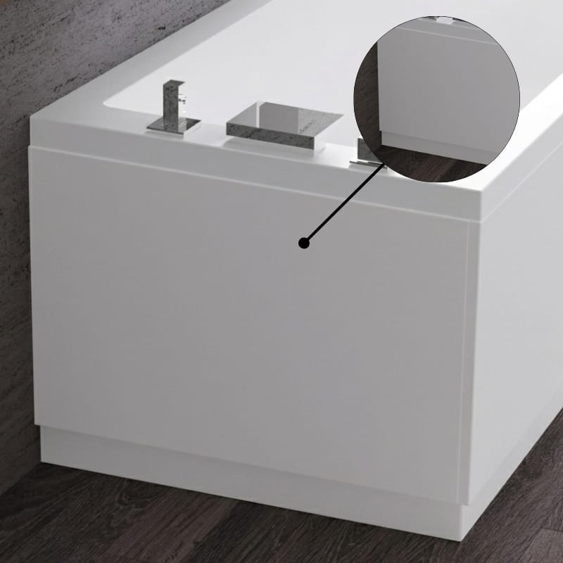 Novellini Calos Endepanel Hvit / 70cm Novellini Paneler KO-PAAVLSE70I12-A