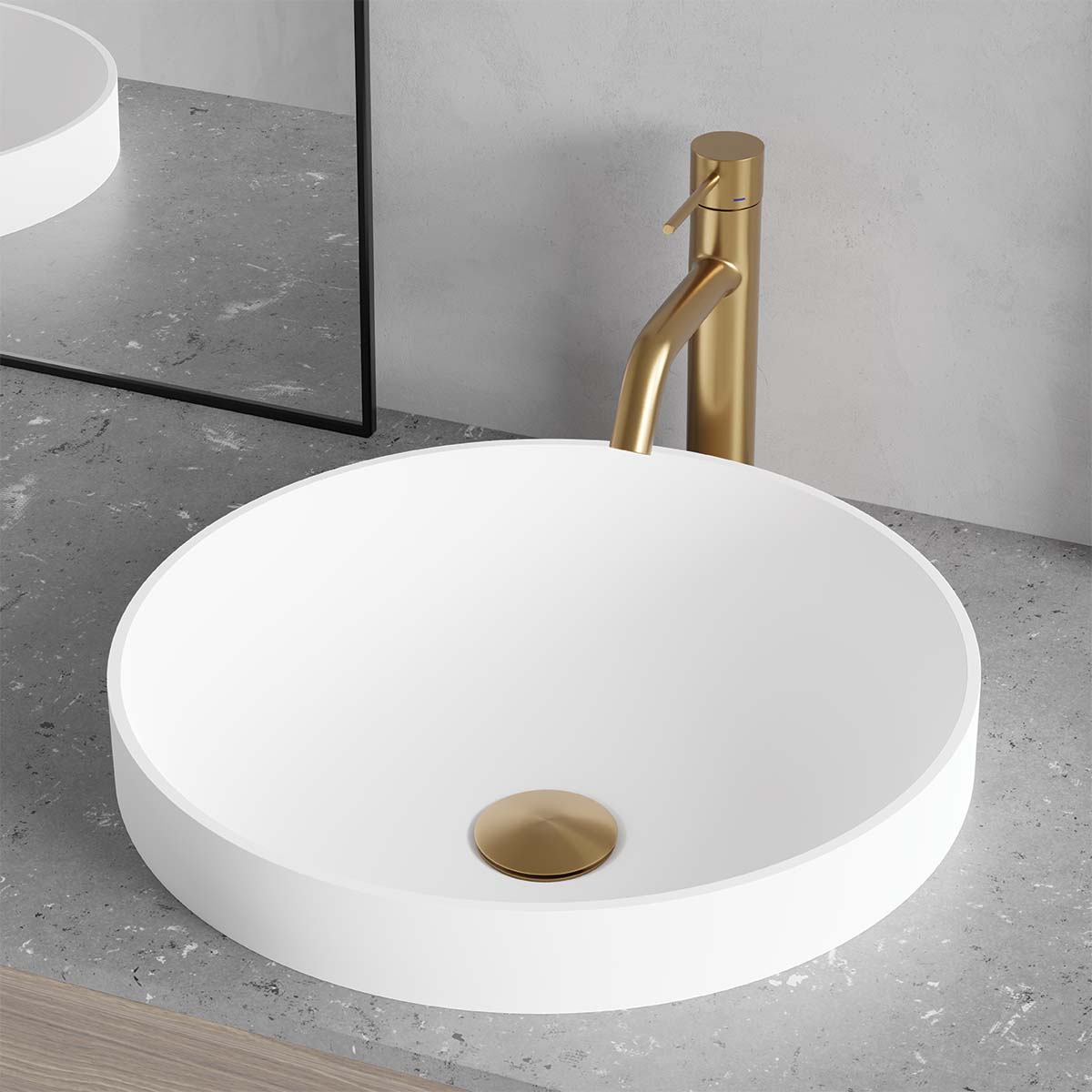 Scandtap Solid R4 Bolleservant Hvit matt Scandtap Bolleservant SC-46004