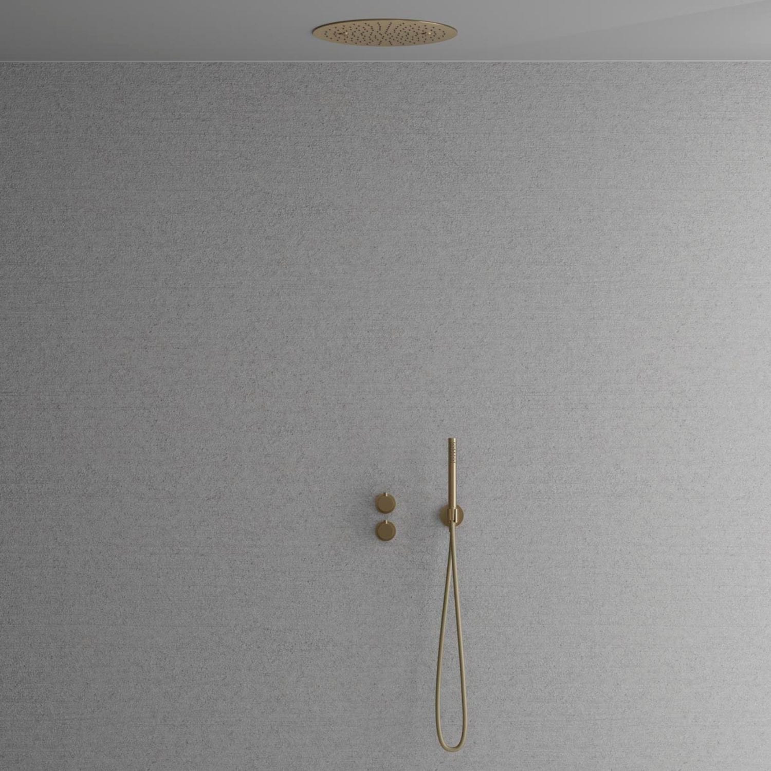 Scandtap Steel Harmonized 2a Takdusj Innbygging Champagne Scandtap Blandebatteri innbygging SC-24081