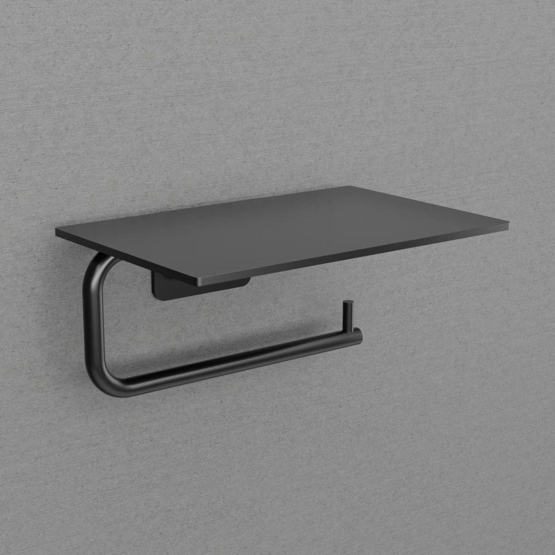 Scandtap Toalettpapirholder med Hylle Shadow Scandtap Toalettrullholder SC-15093